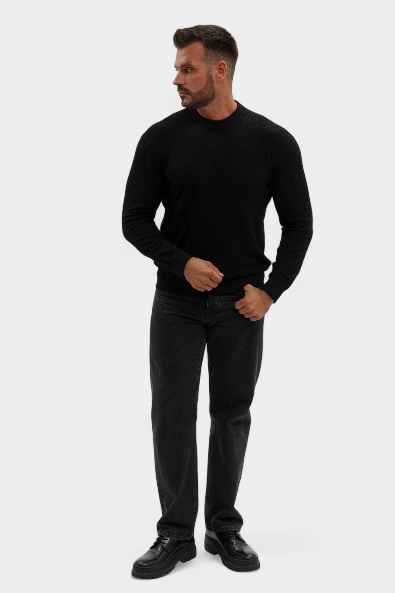 XM001316_AF10454 Джемпер Armani Exchange Черный