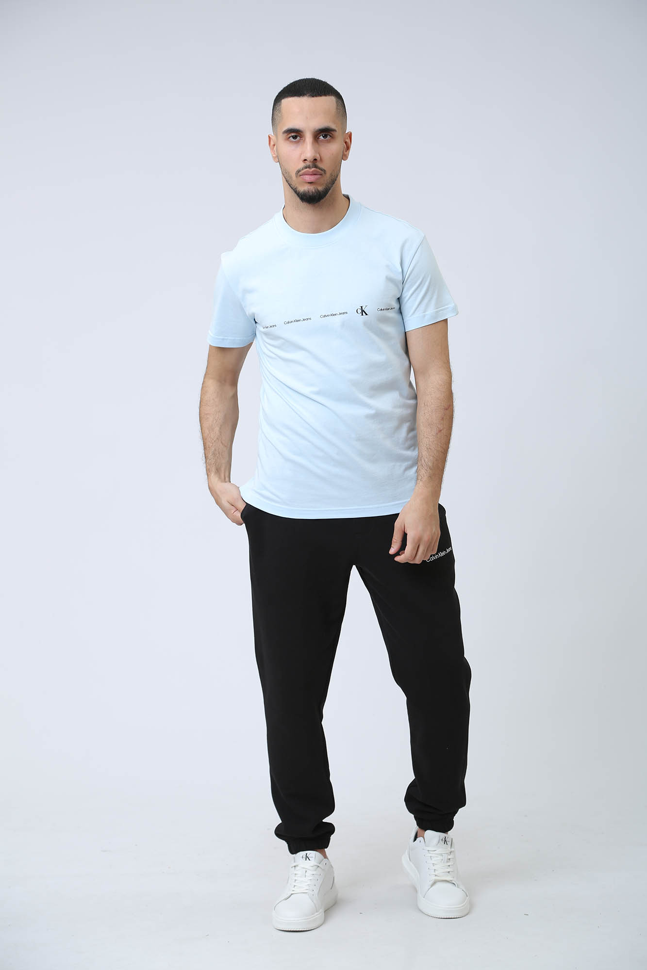 J30J324668 Футболка Calvin Klein Jeans Голубой