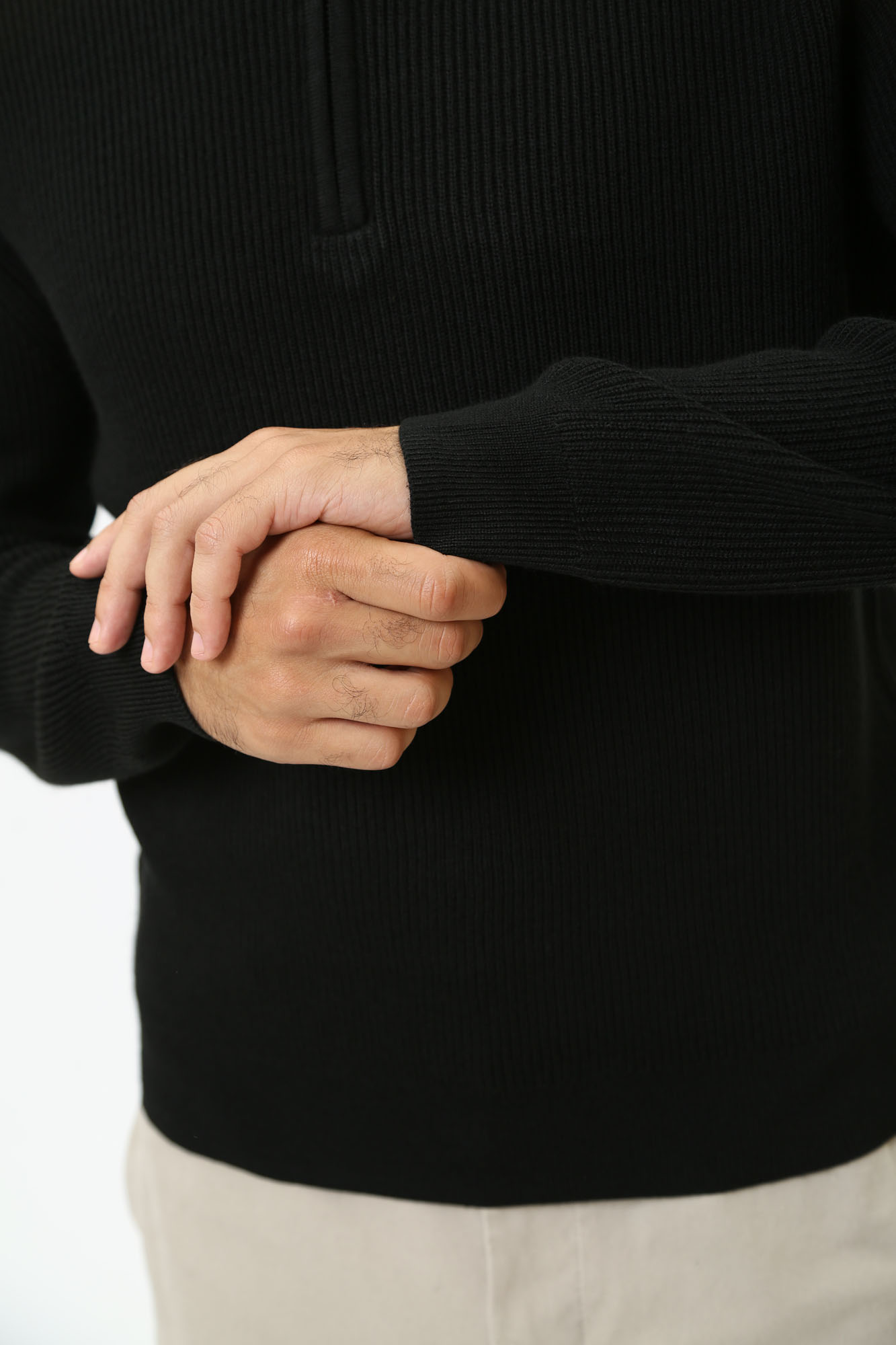 XM000129_AF10348 Поло с длинным рукавом Armani Exchange Черный