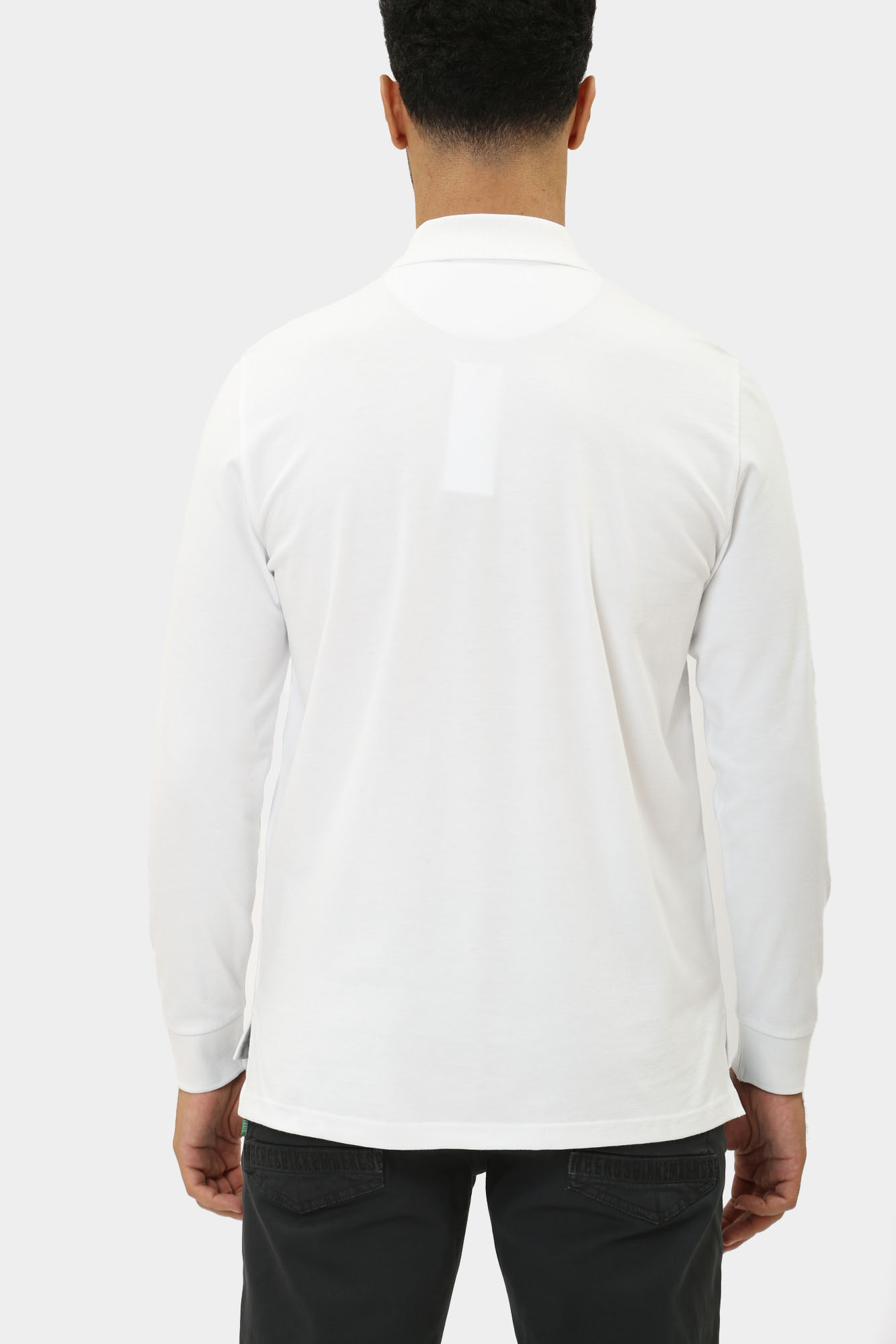 PBMT0271 Поло с длинным рукавом Bikkembergs Белый
