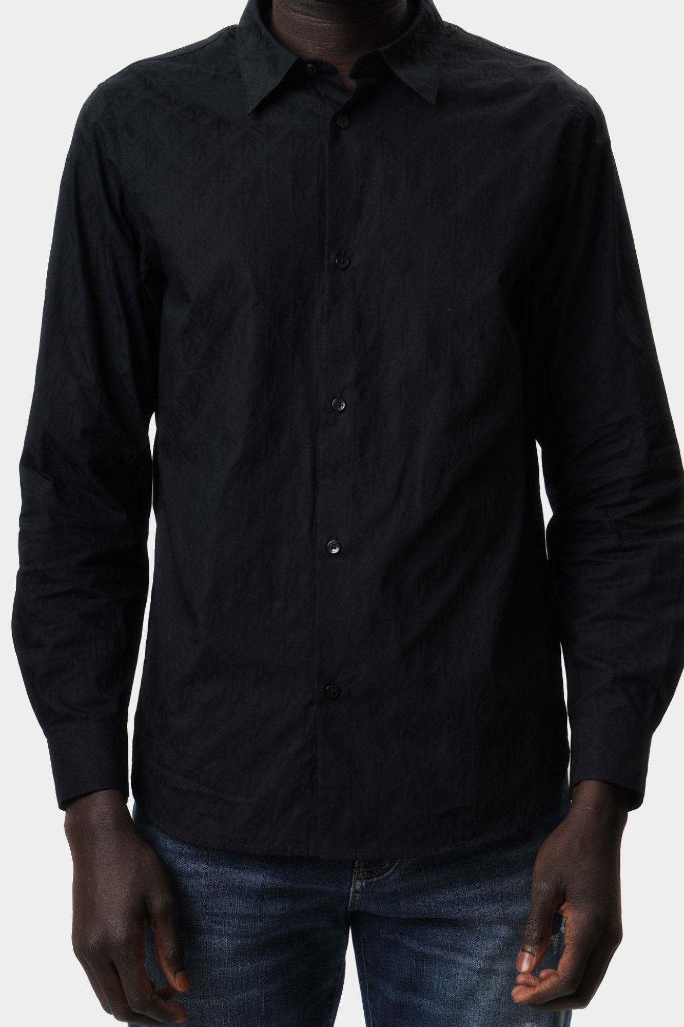 XM000197_AF12179 Рубашка с длинным рукавом Armani Exchange Синий