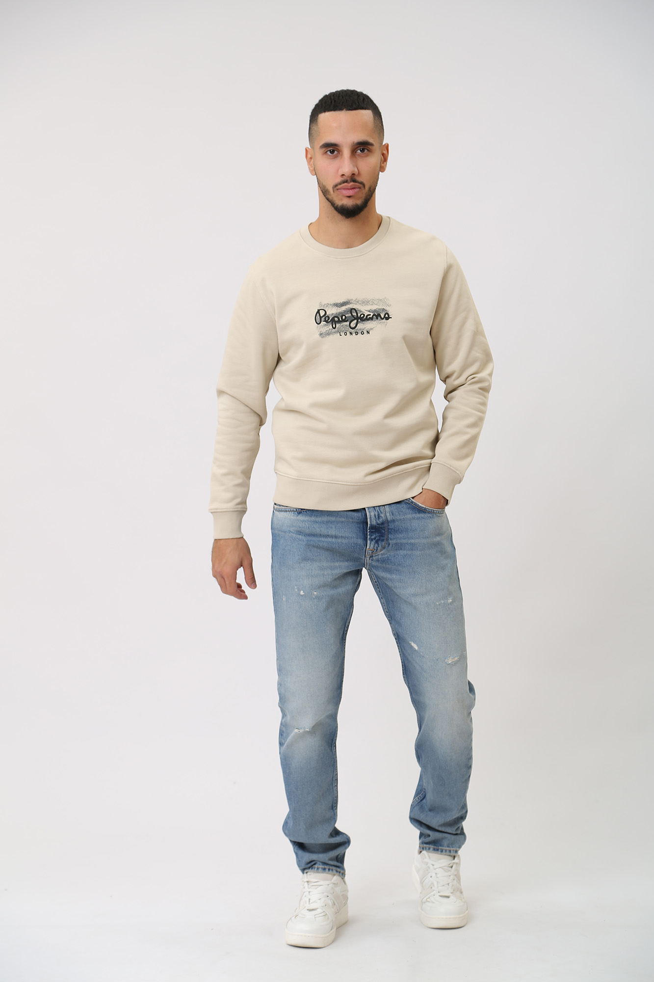 PM207392RH1 Джинсы TAPERED JEANS  Pepe Jeans Голубой