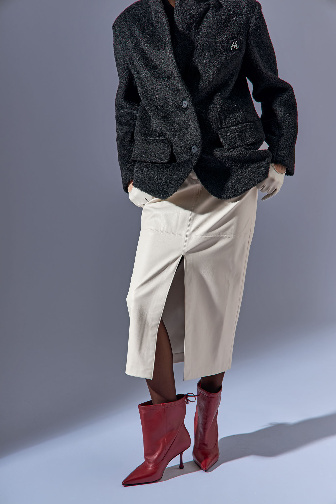 RP-GK25060-8 Ботильоны закрытые Red Pin Бордовый