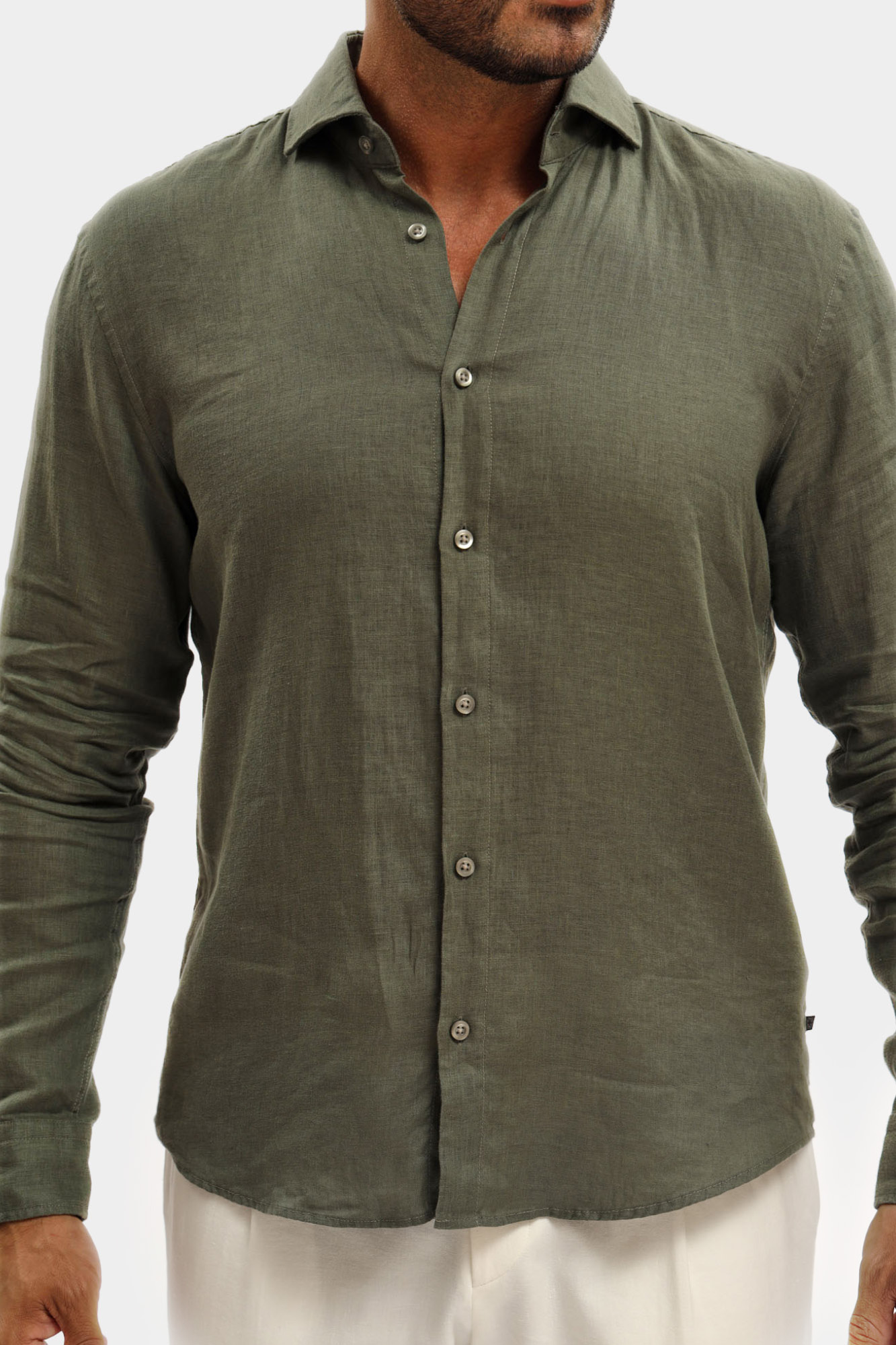 30046090_10017515 Рубашка Strellson Хаки