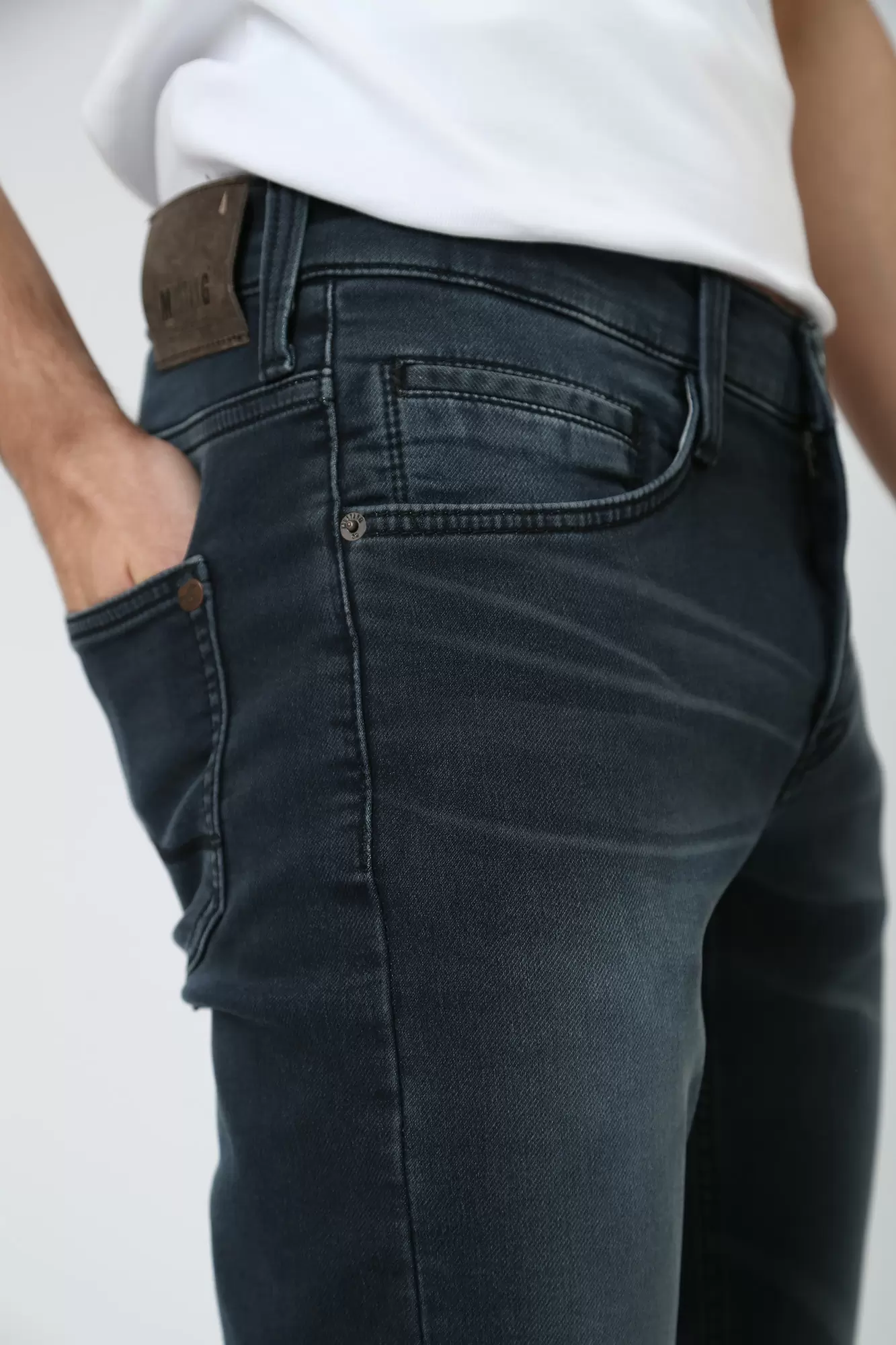 3112-5576 Джинсы Oregon Tapered K Mustang Синий