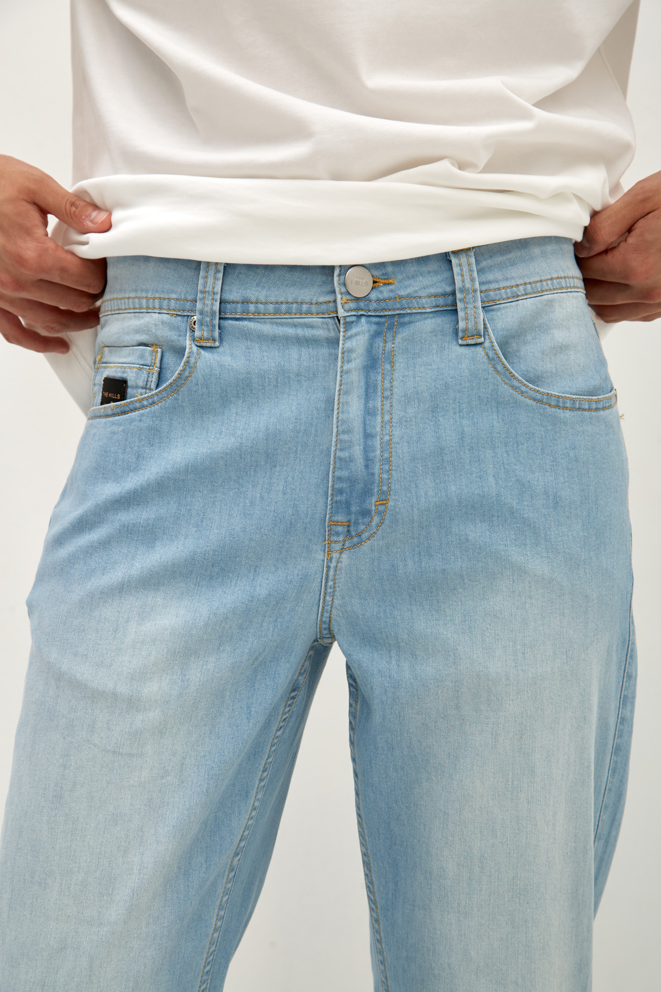 M-241-TK-56-1044 Брюки джинсовые The Hills Синий