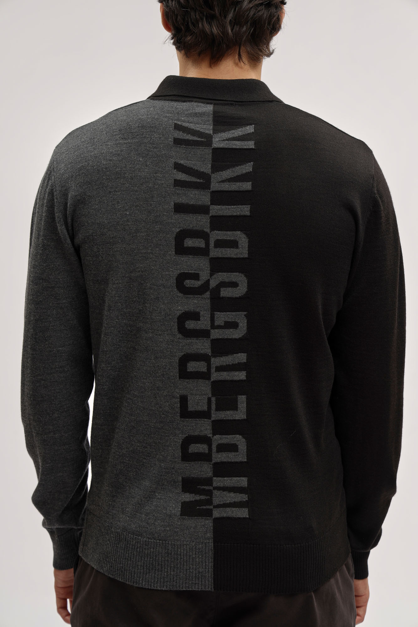 BMM1142 Поло с длинным рукавом Bikkembergs Черный