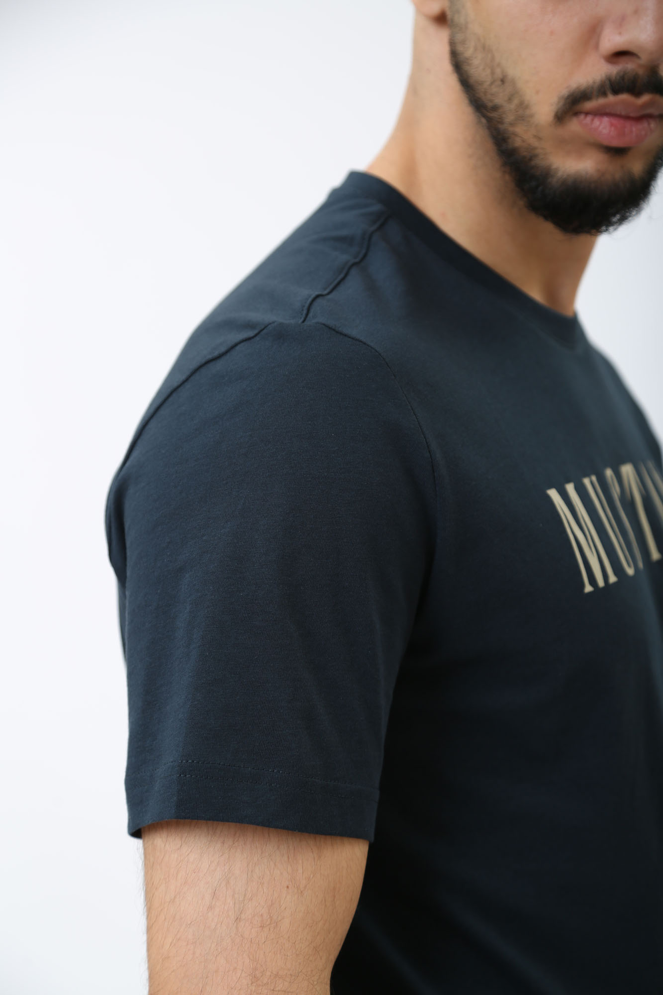 1014695 Футболка Mustang Синий