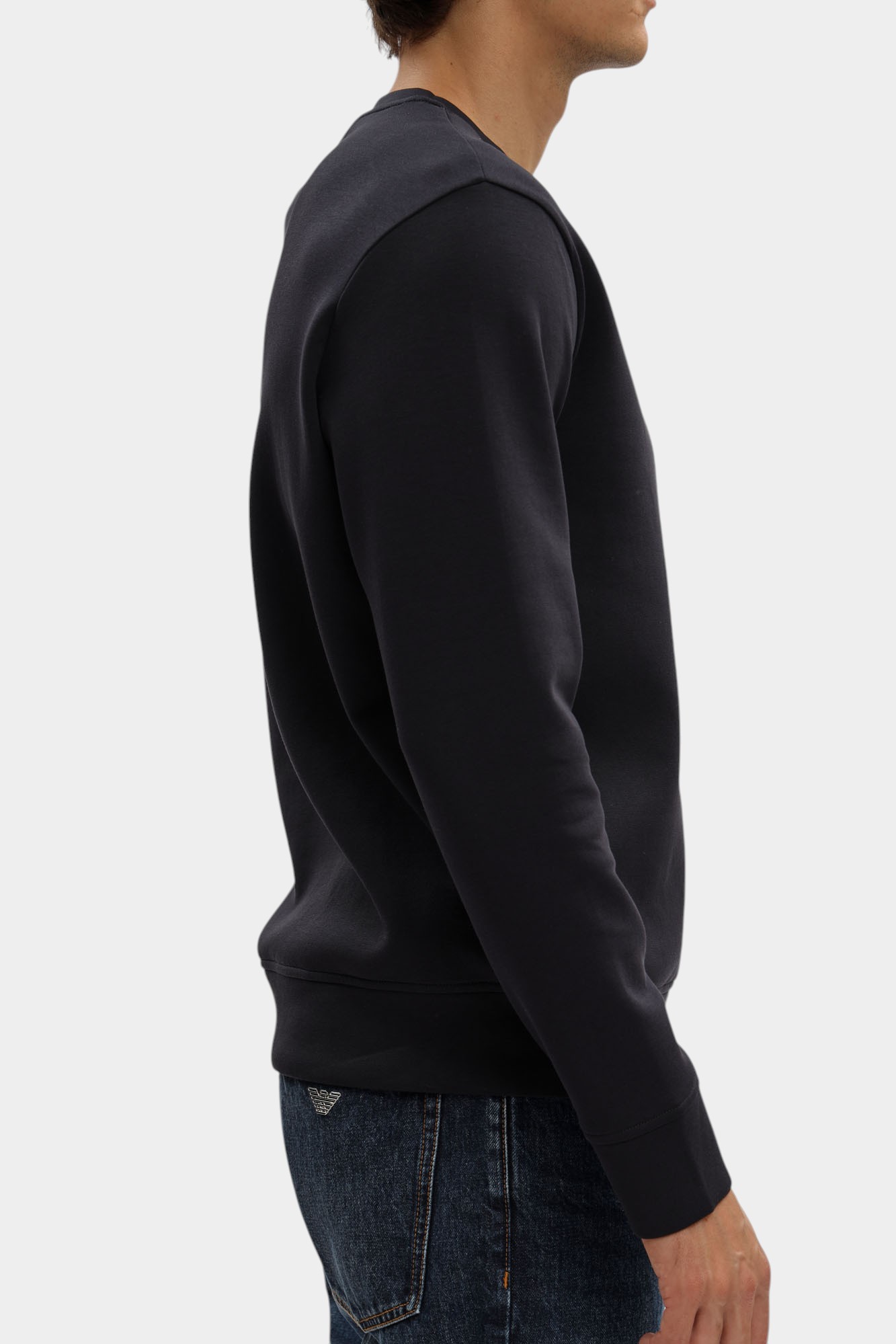 8N1MD1_1JHSZ Свитшот Emporio Armani Голубой