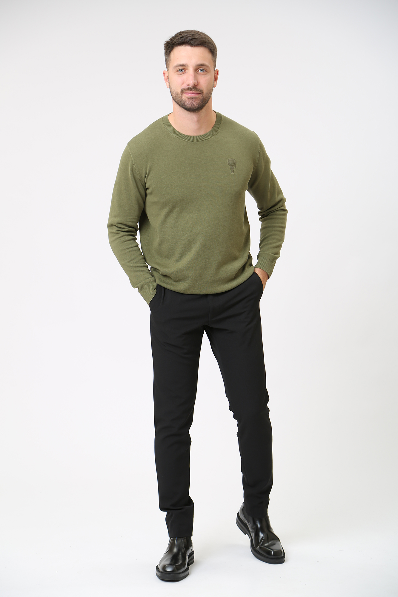 534301_655029 Джемпер Karl Lagerfeld Зеленый