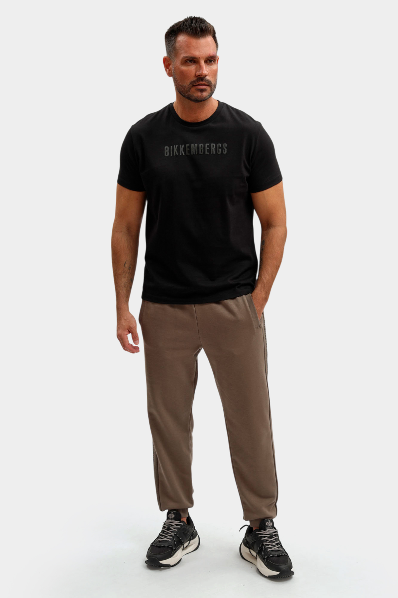 BMF1484 Брюки спортивные Bikkembergs Коричневый