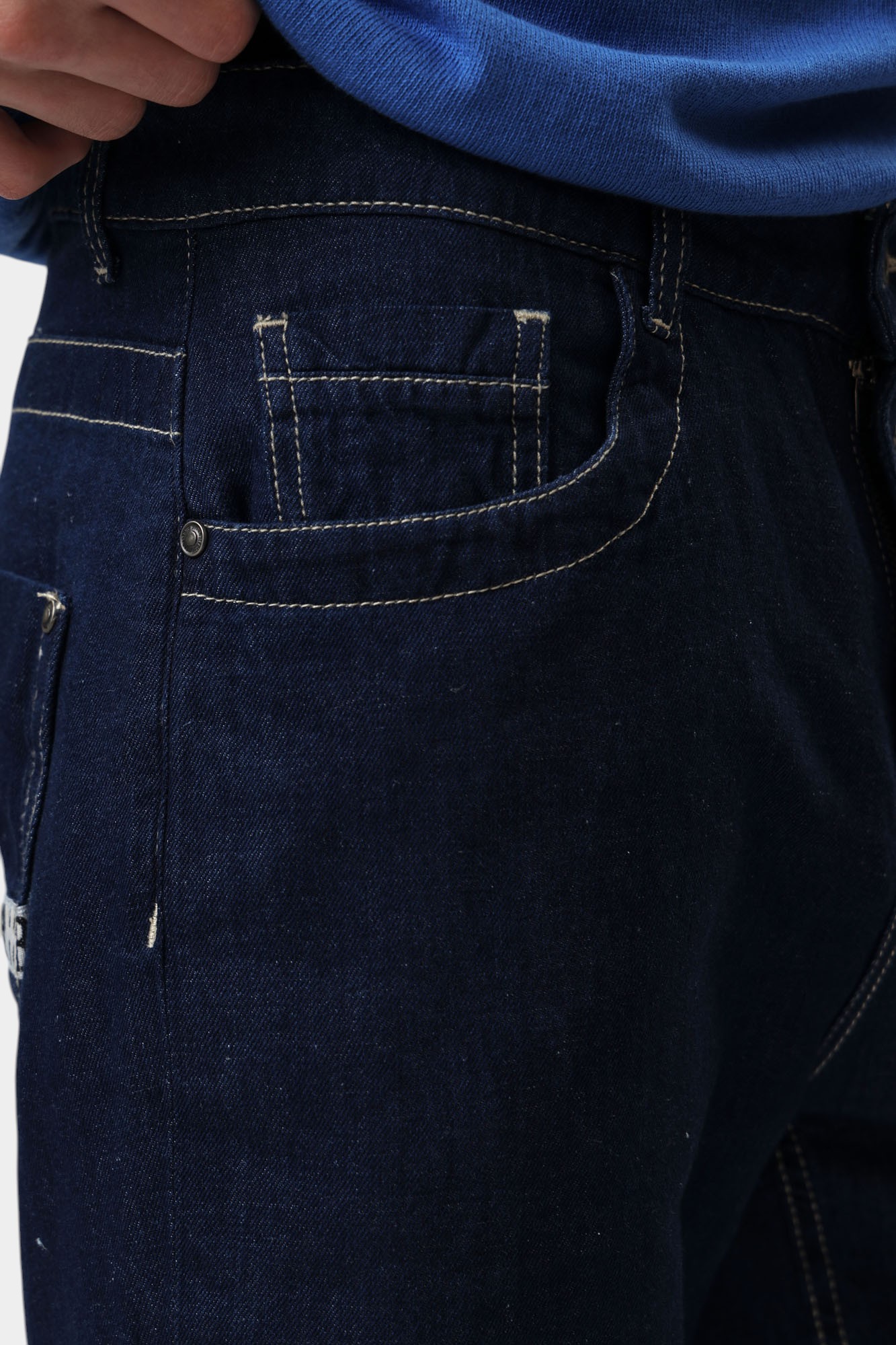 BMD0832R Шорты джинсовые Bikkembergs Синий