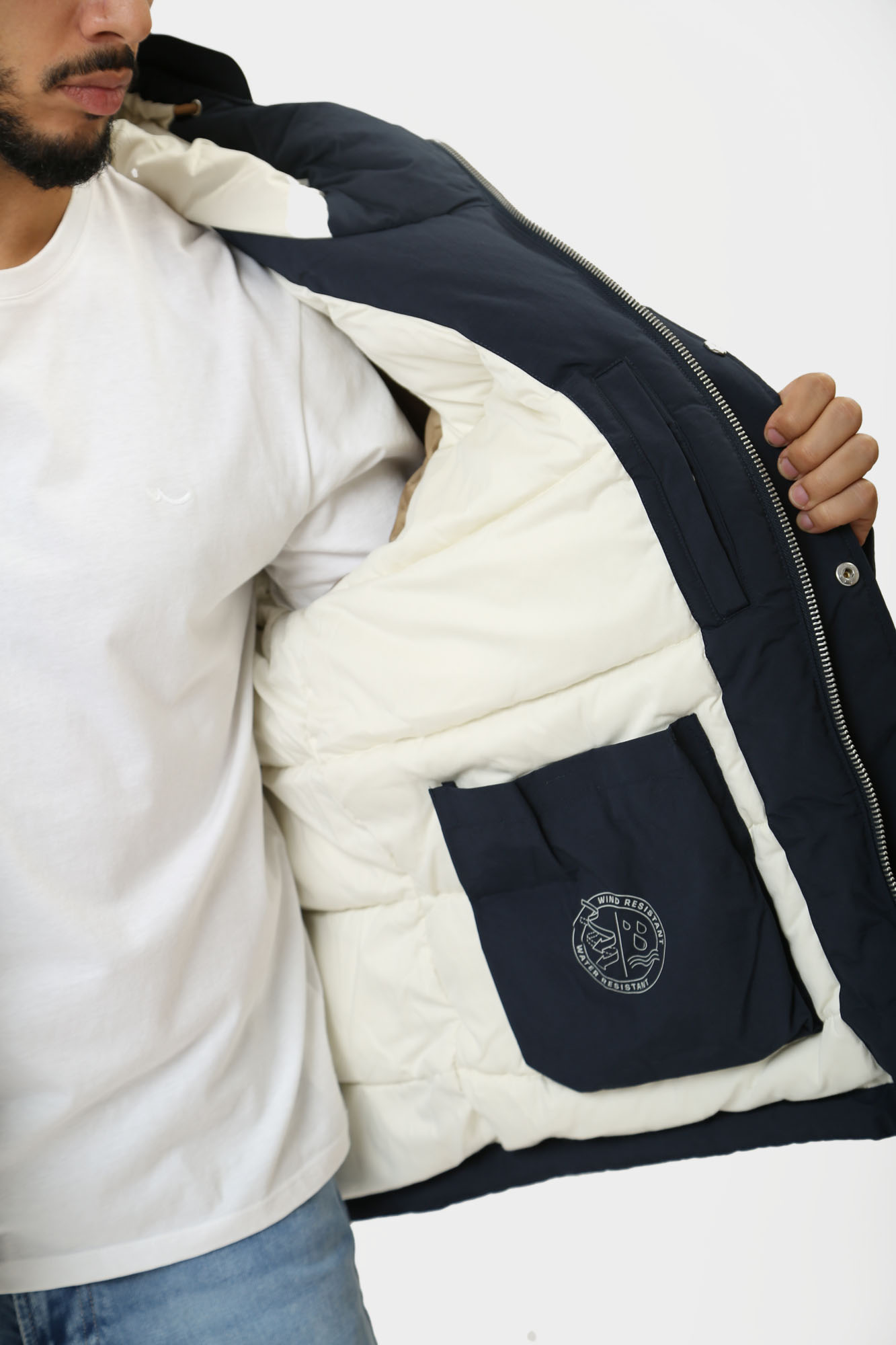 1015606 Куртка-парка Mustang Синий