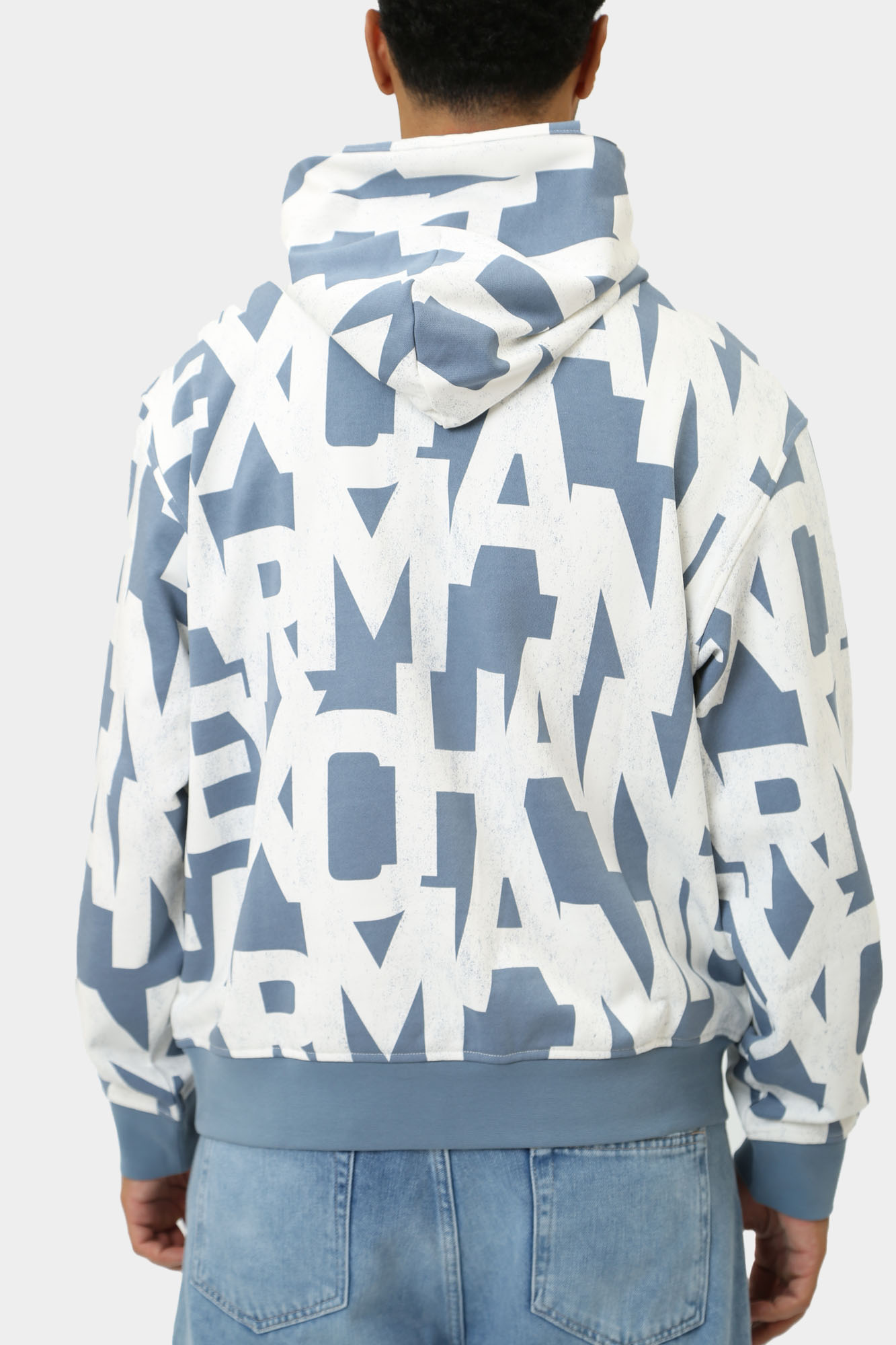 6DZMLB_ZJ4XZ Худи Armani Exchange Голубой