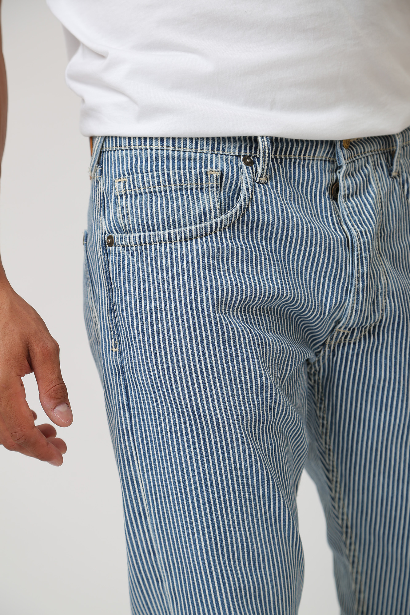 PM207084 Брюки джинсовые Pepe Jeans Голубой