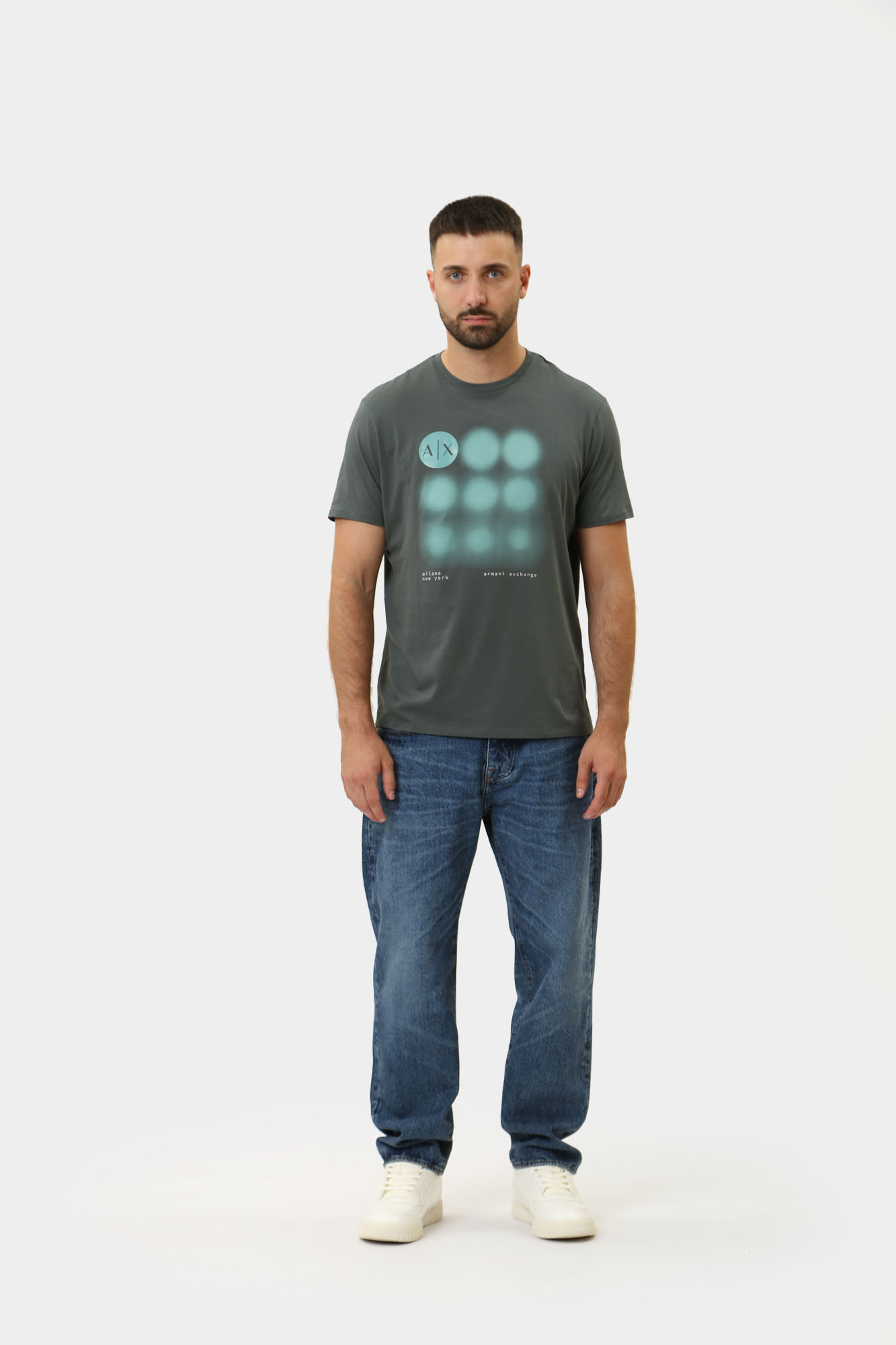 3DZTBH_ZJA5Z Футболка Armani Exchange Зеленый