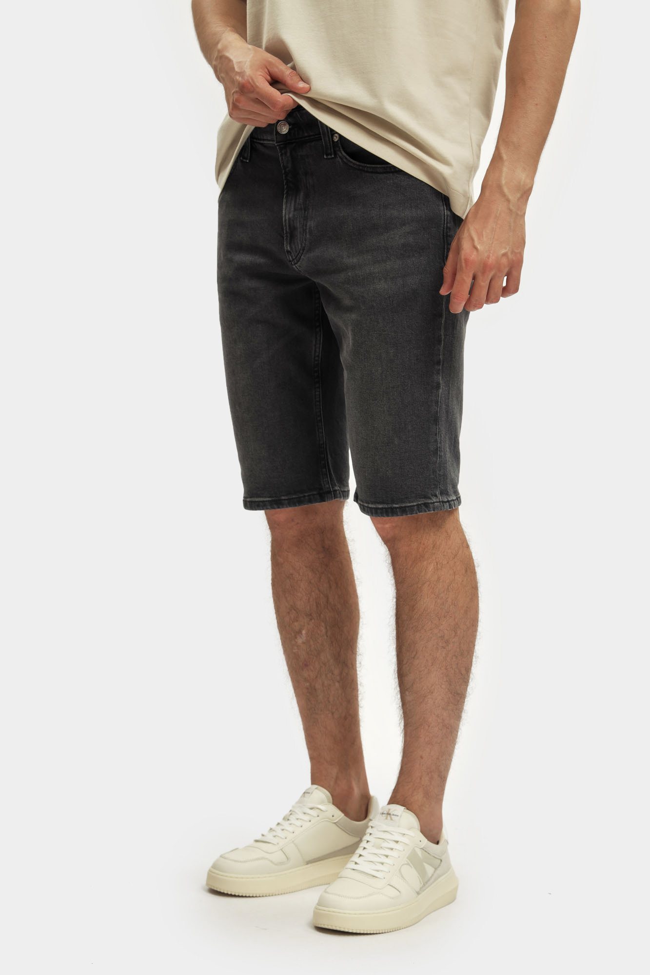 J30J327515 Шорты джинсовые Calvin Klein Jeans Серый