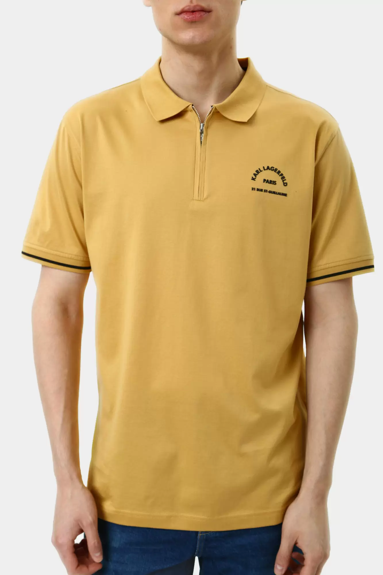 551200_745081 Поло Karl Lagerfeld Коричневый