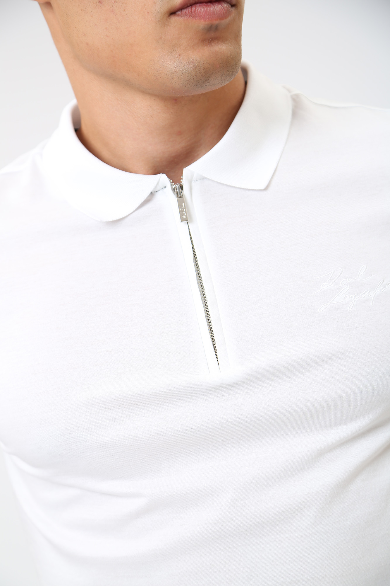 533200_745080 Поло Karl Lagerfeld Белый