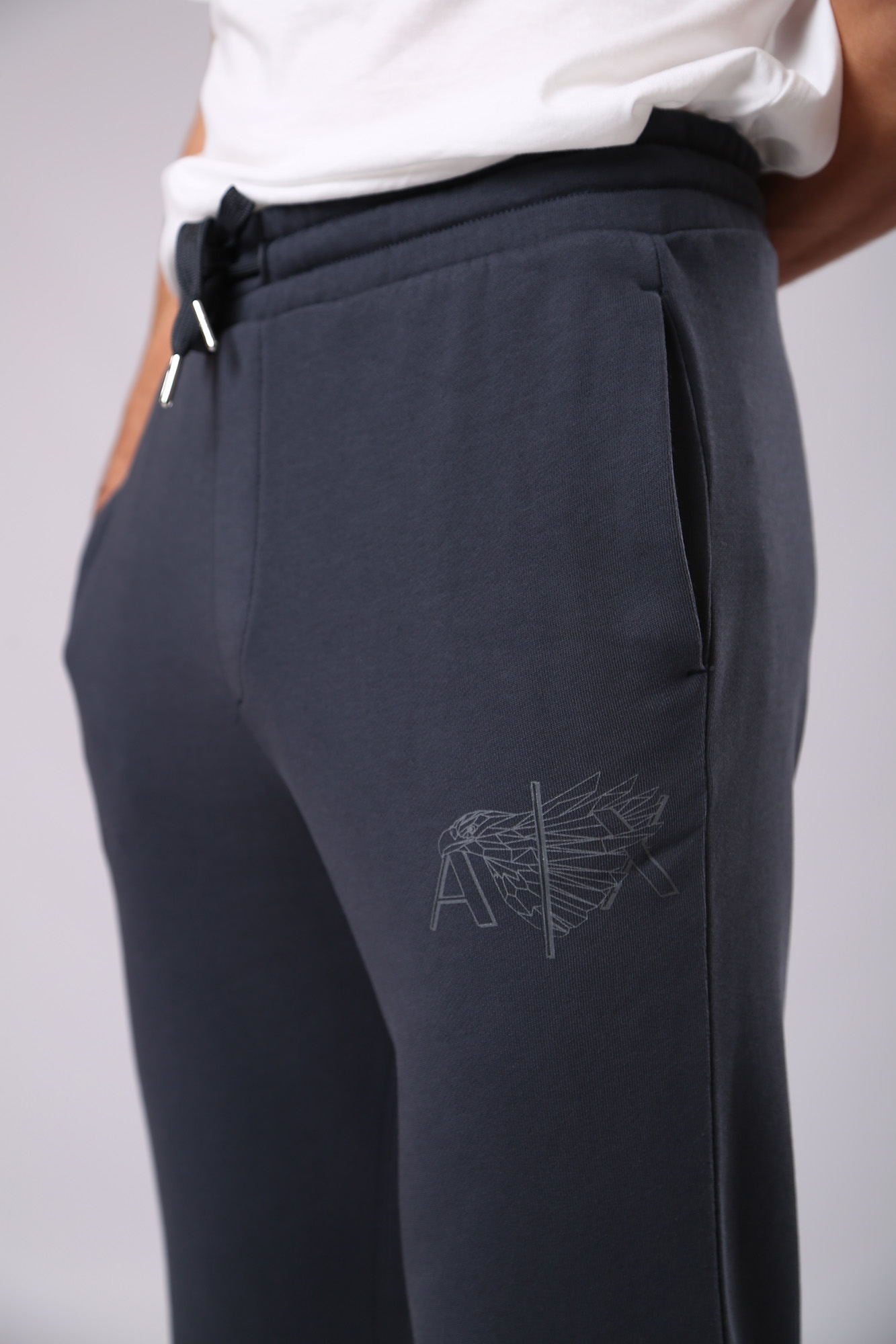 6LZPHG_ZJ6RZ Брюки спортивные Armani Exchange Серый