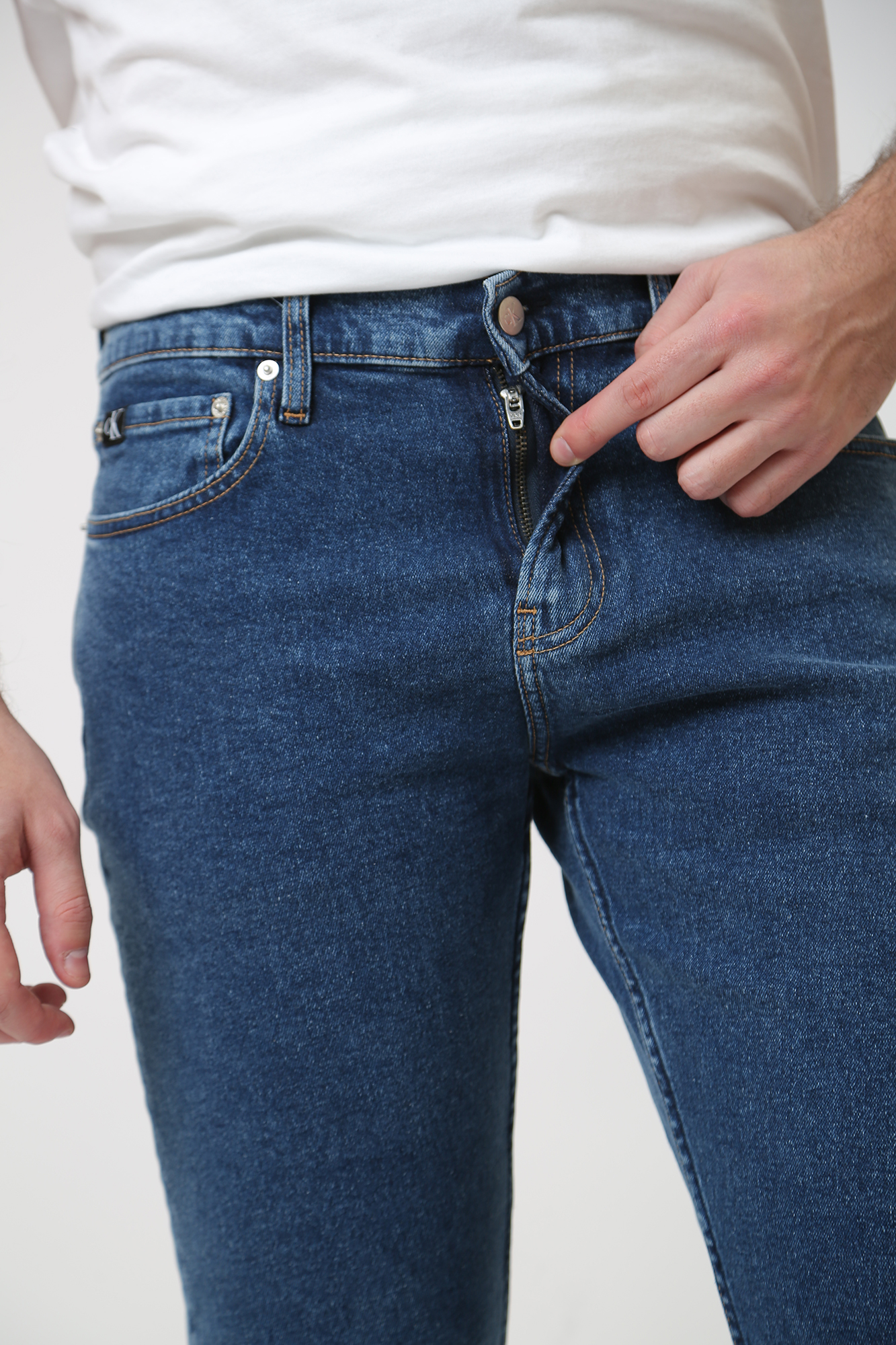 J30J324194 Джинсы SLIM  Calvin Klein Jeans Синий