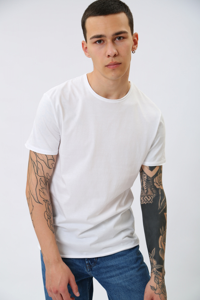 Брюки джинсовые Bikkembergs Хлопок Синий