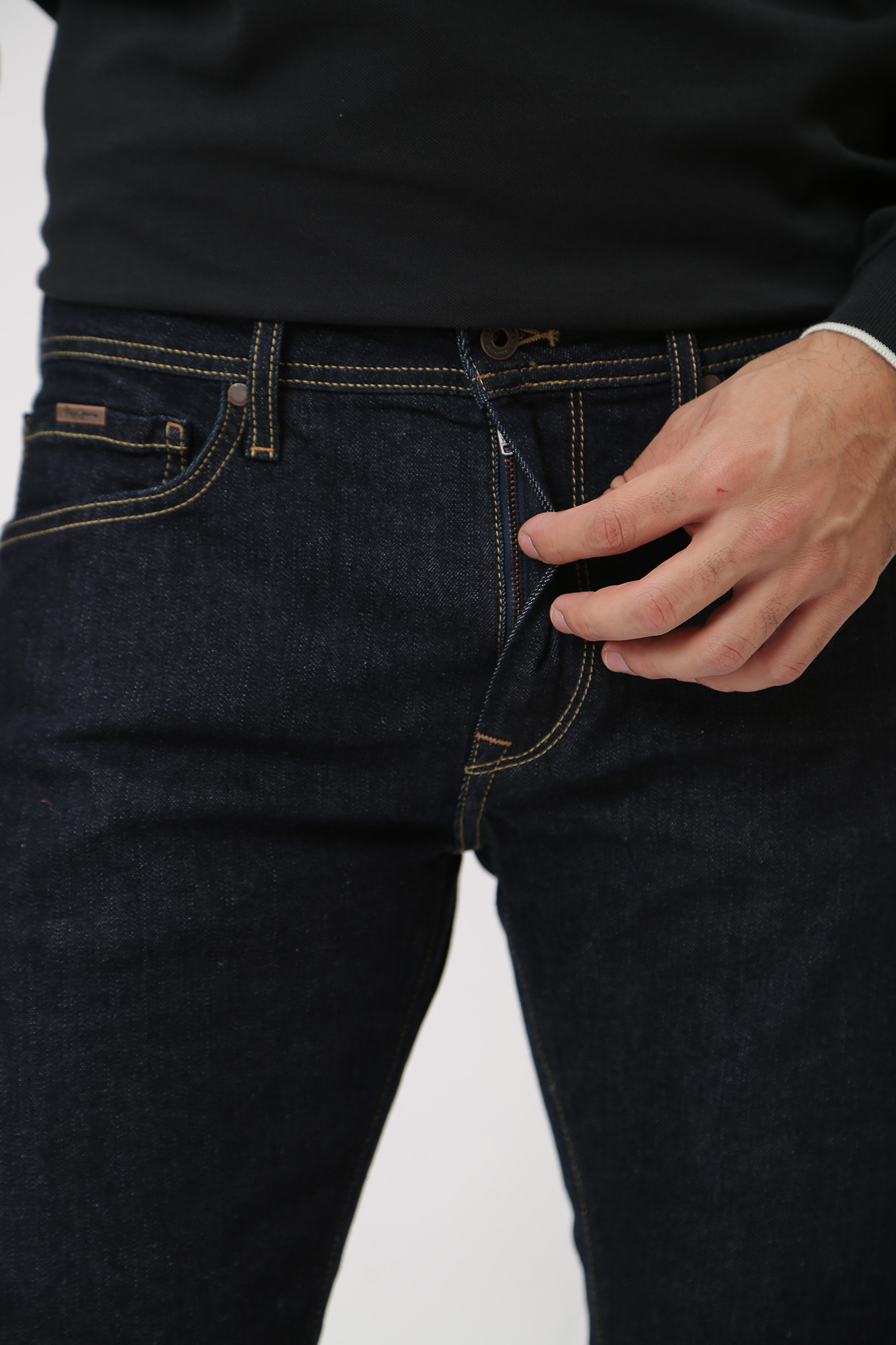 PM207390BC0 Джинсы  TAPERED JEANS  Pepe Jeans Синий