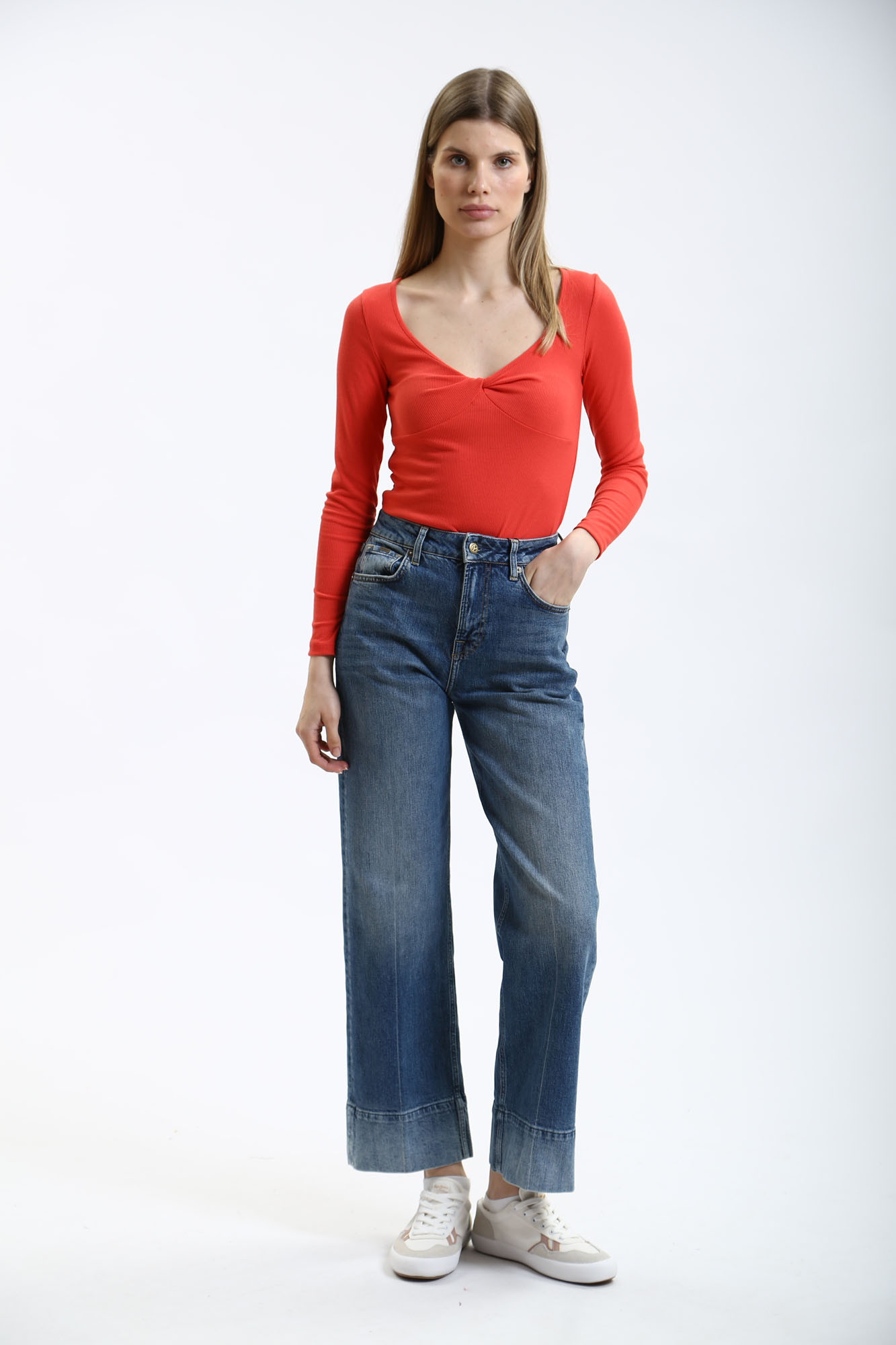 PL204611 джинсы loose st jeans uhw fade  pepe jeans 