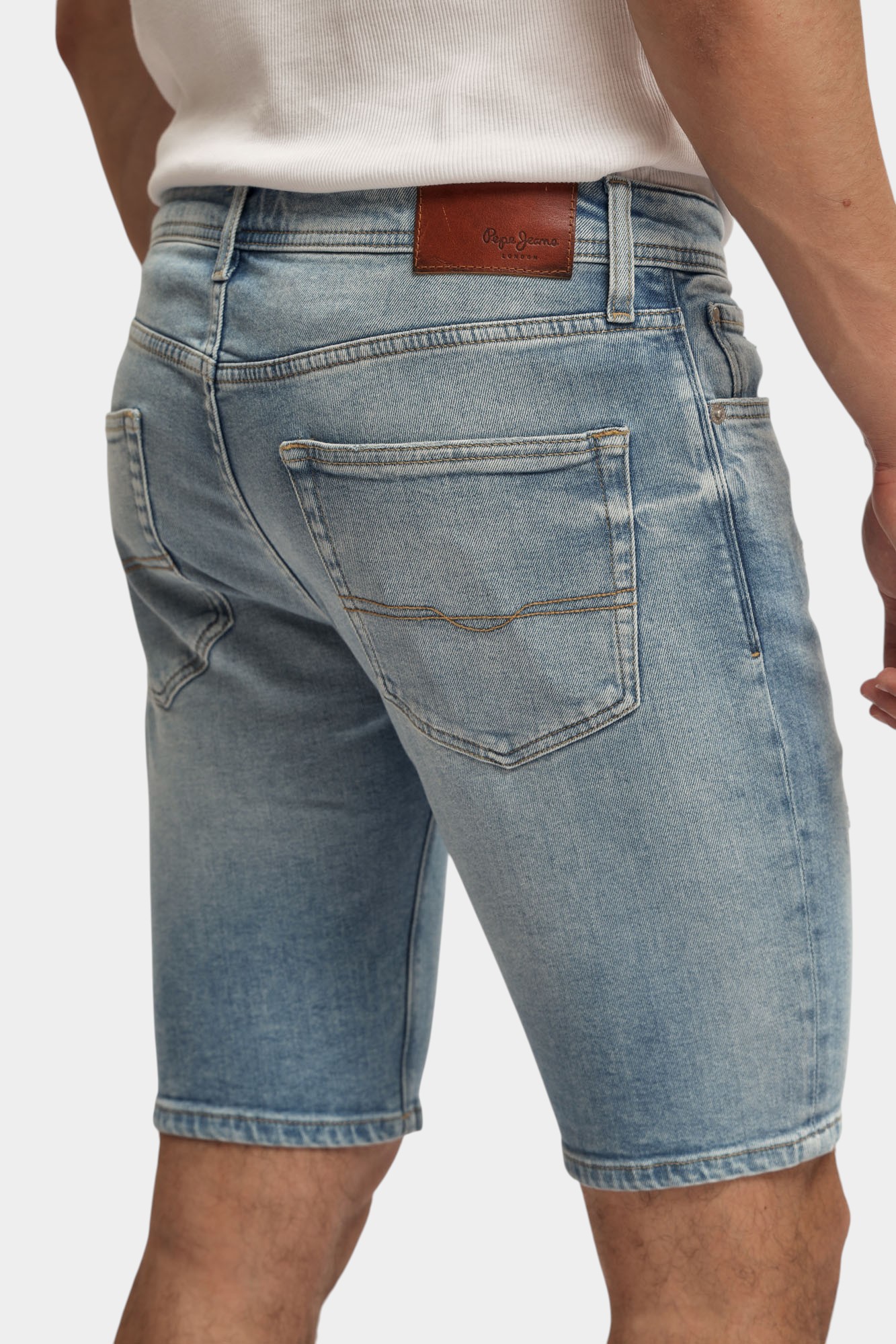 PM801084RI8 Шорты джинсовые Pepe Jeans Голубой