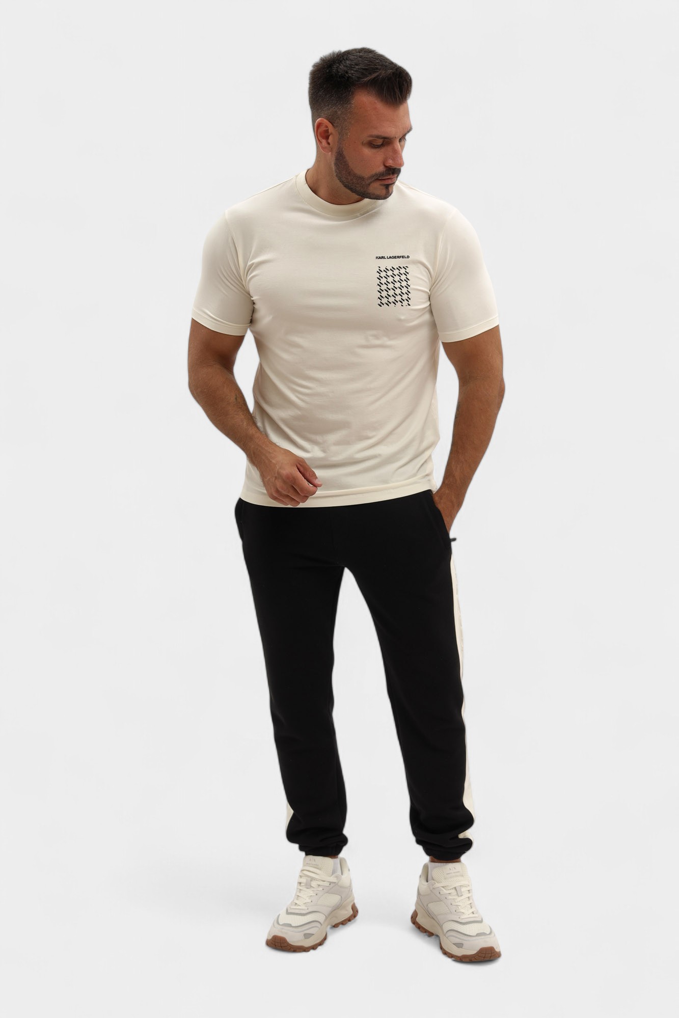 554221_755034 Футболка Karl Lagerfeld Бежевый
