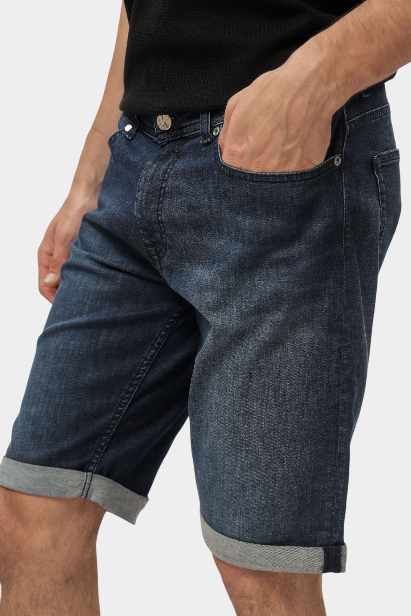 552833_265820 Шорты джинсовые Karl Lagerfeld Голубой