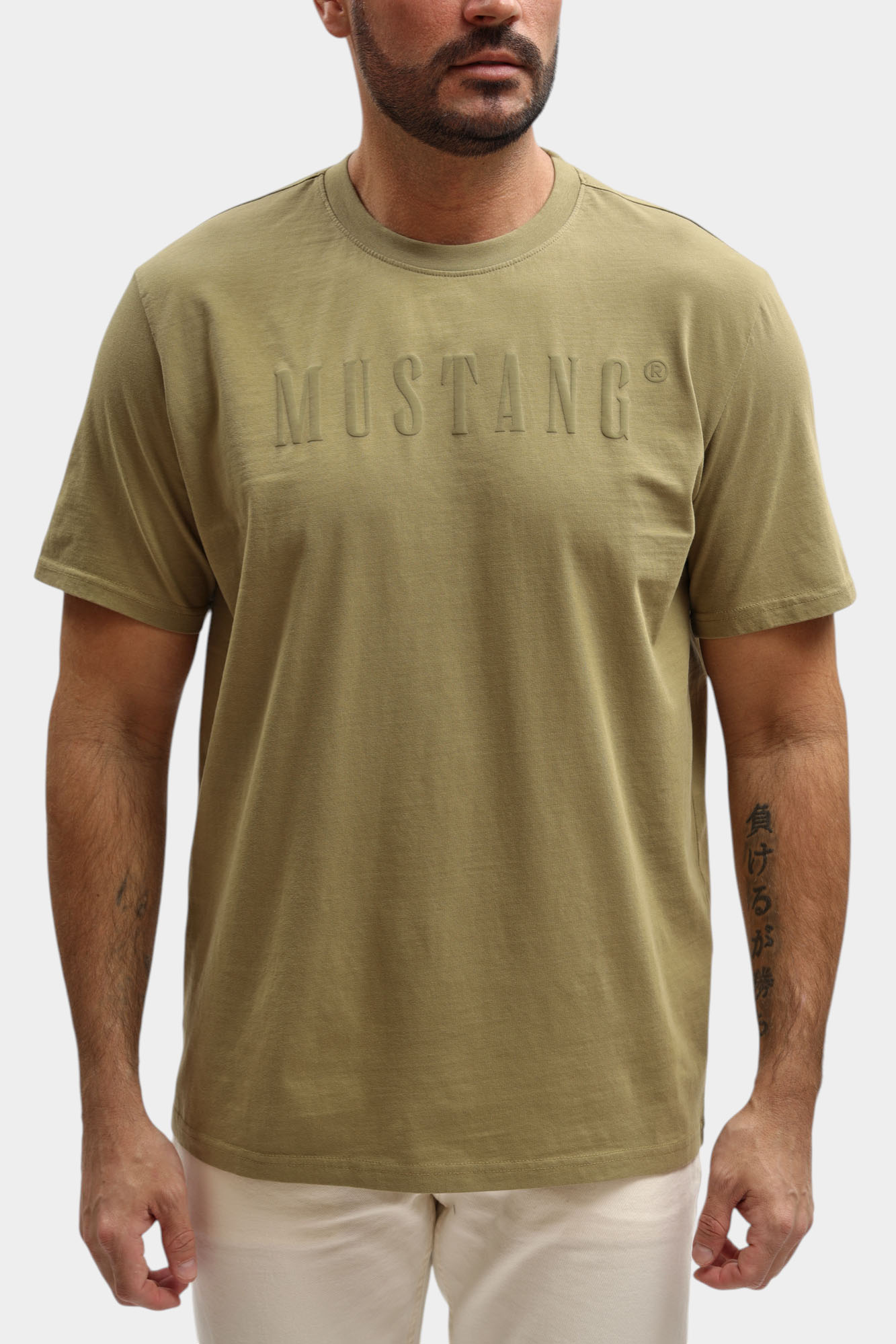 1017392 Футболка Mustang Зеленый