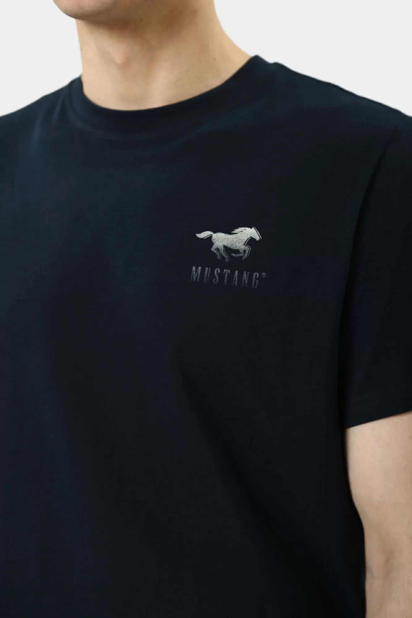 1015836 Футболка Mustang Синий