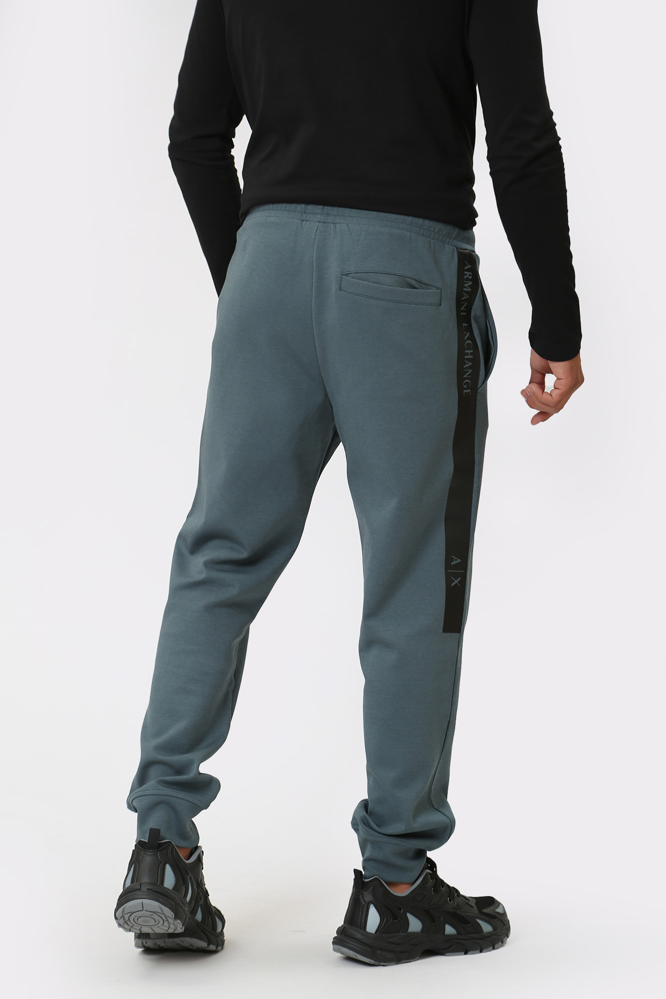 6RZPCA_ZJ9QZ Брюки спортивные Armani Exchange Зеленый