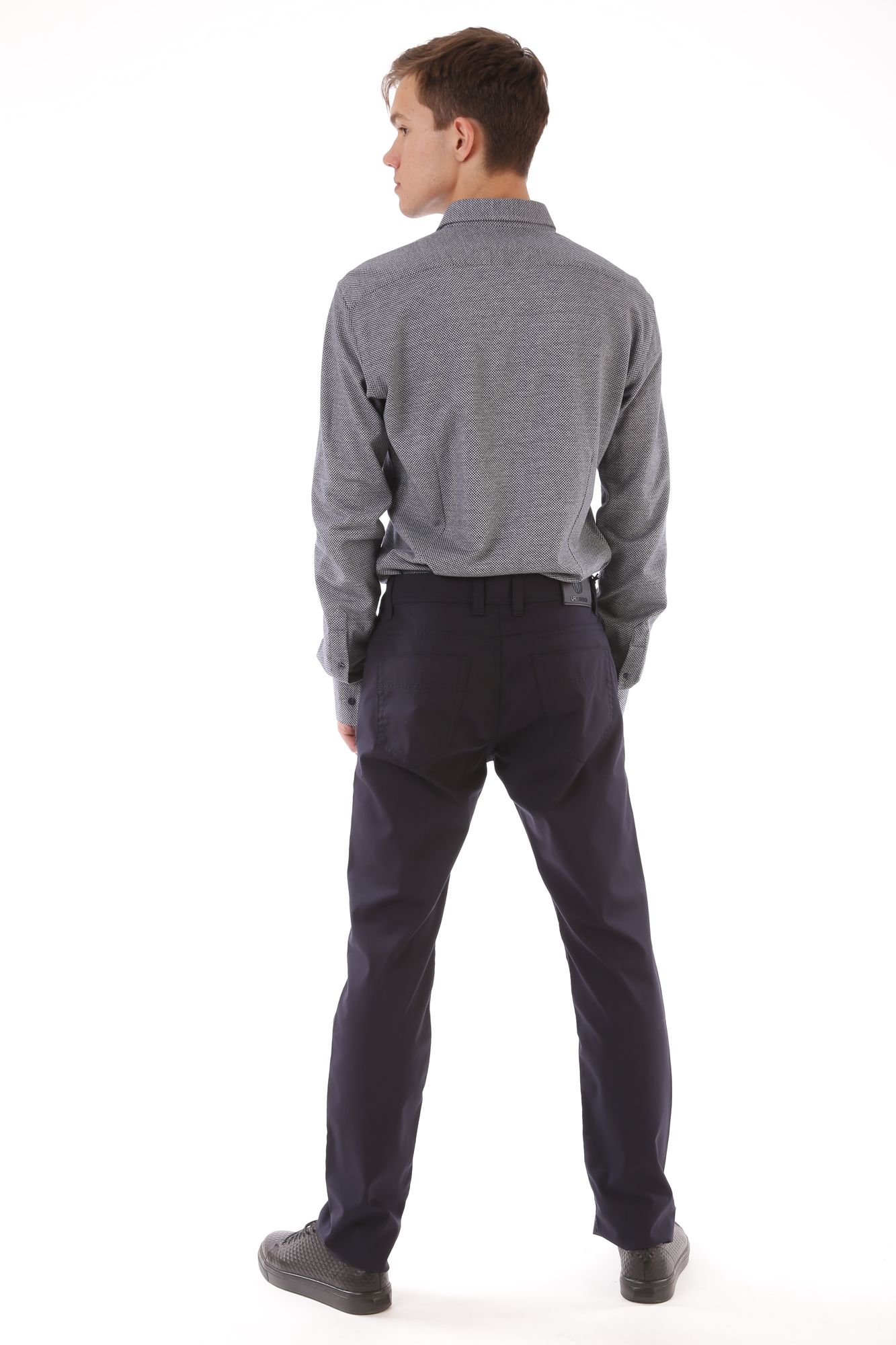 681813_266840 Брюки 5-карманные Lagerfeld Синий