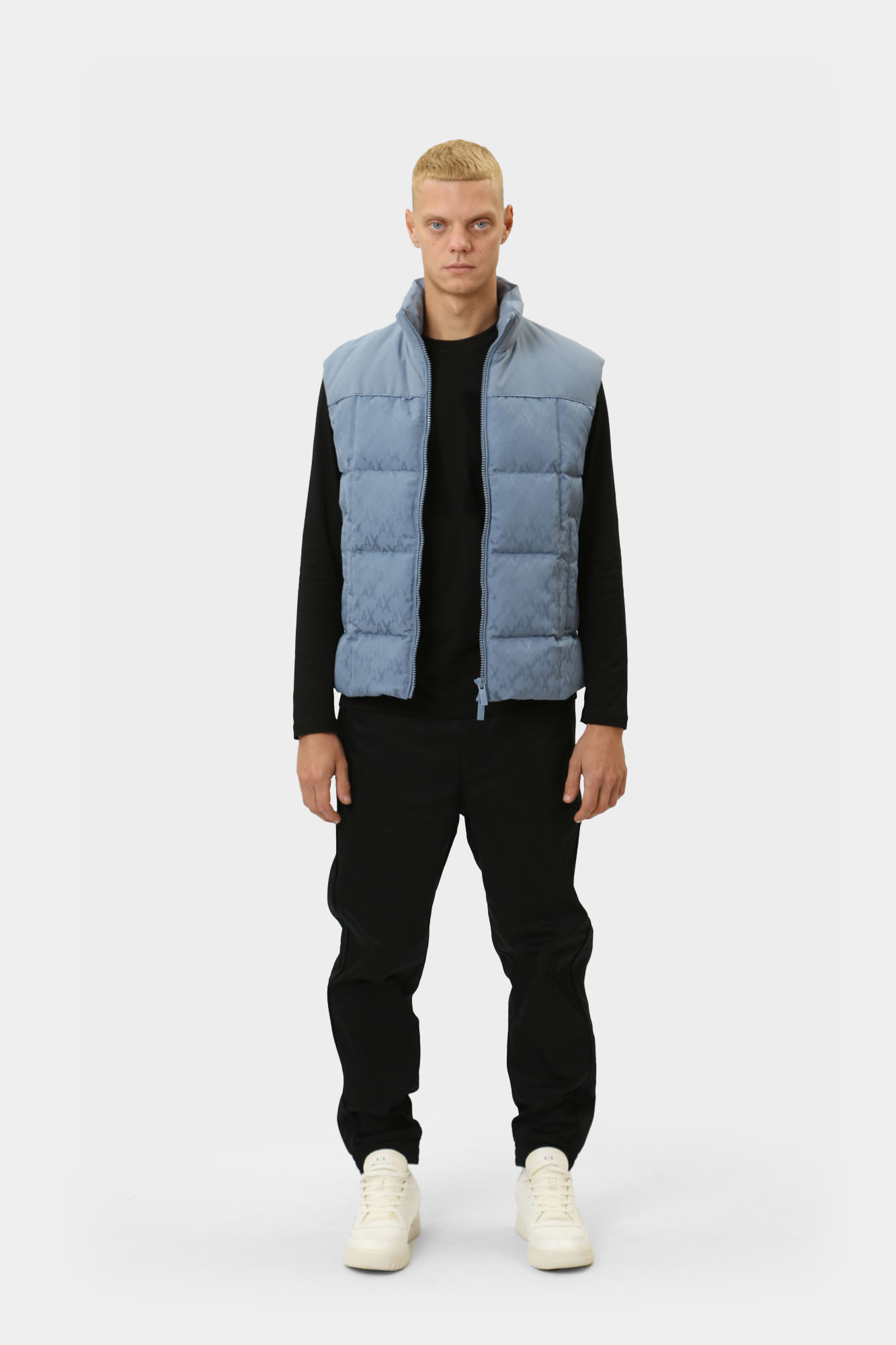 6DZQL1_ZN5GZ Жилет пуховый Armani Exchange Голубой