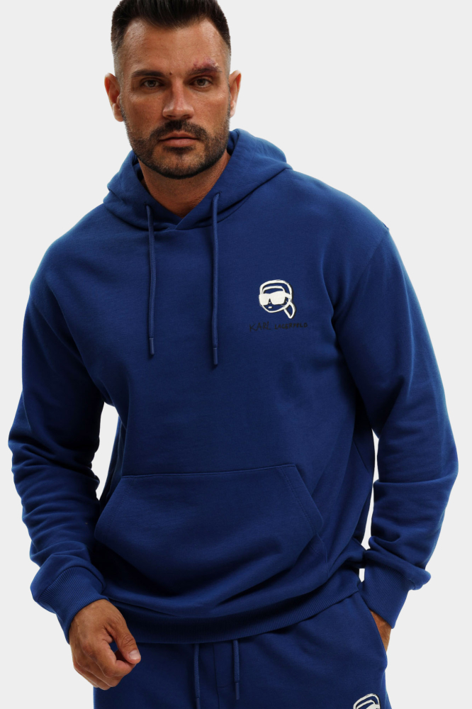 Плащ утепленный Armani Exchange Полиэстер Синий