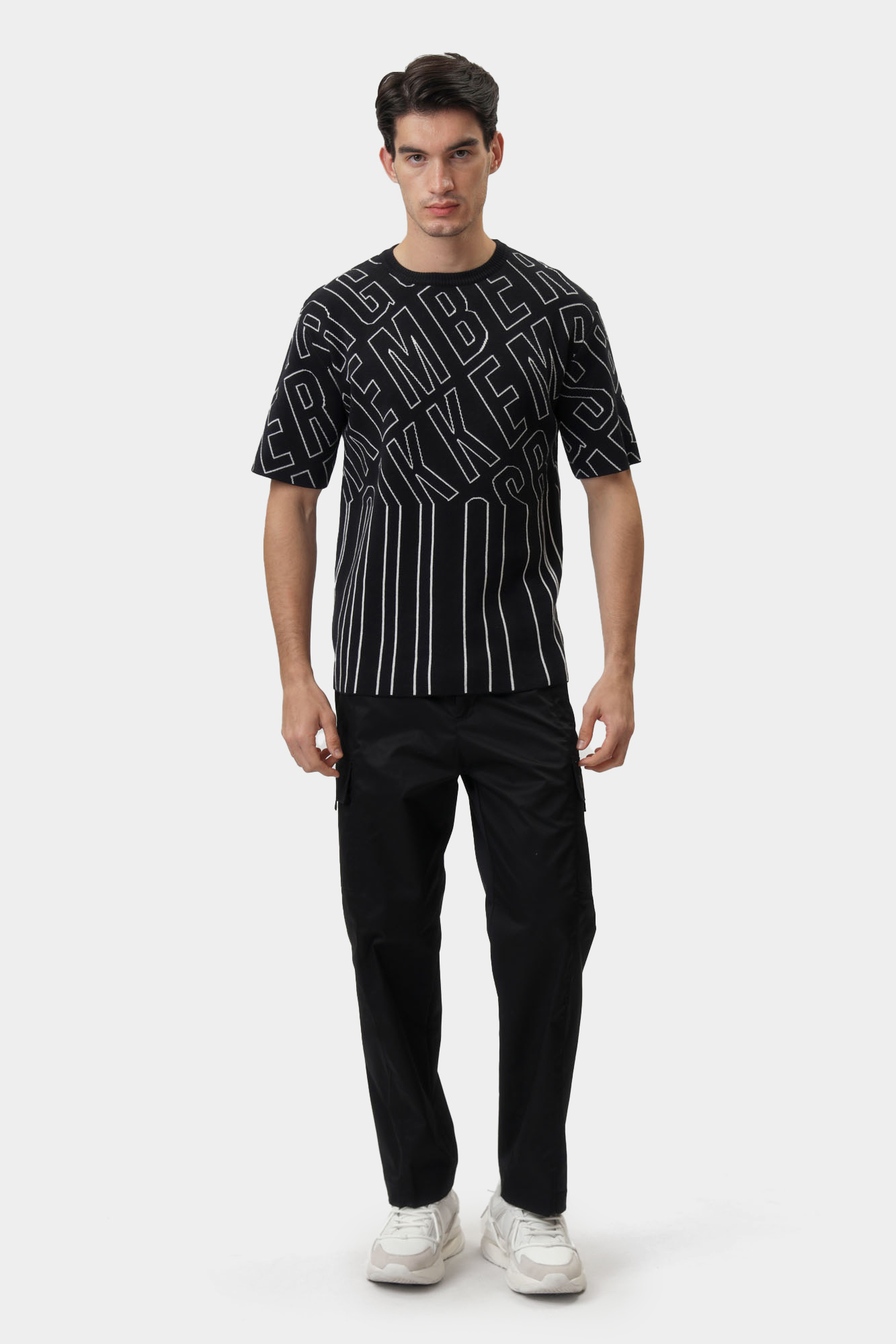 BMM0880 Футболка трикотажная Bikkembergs Черный