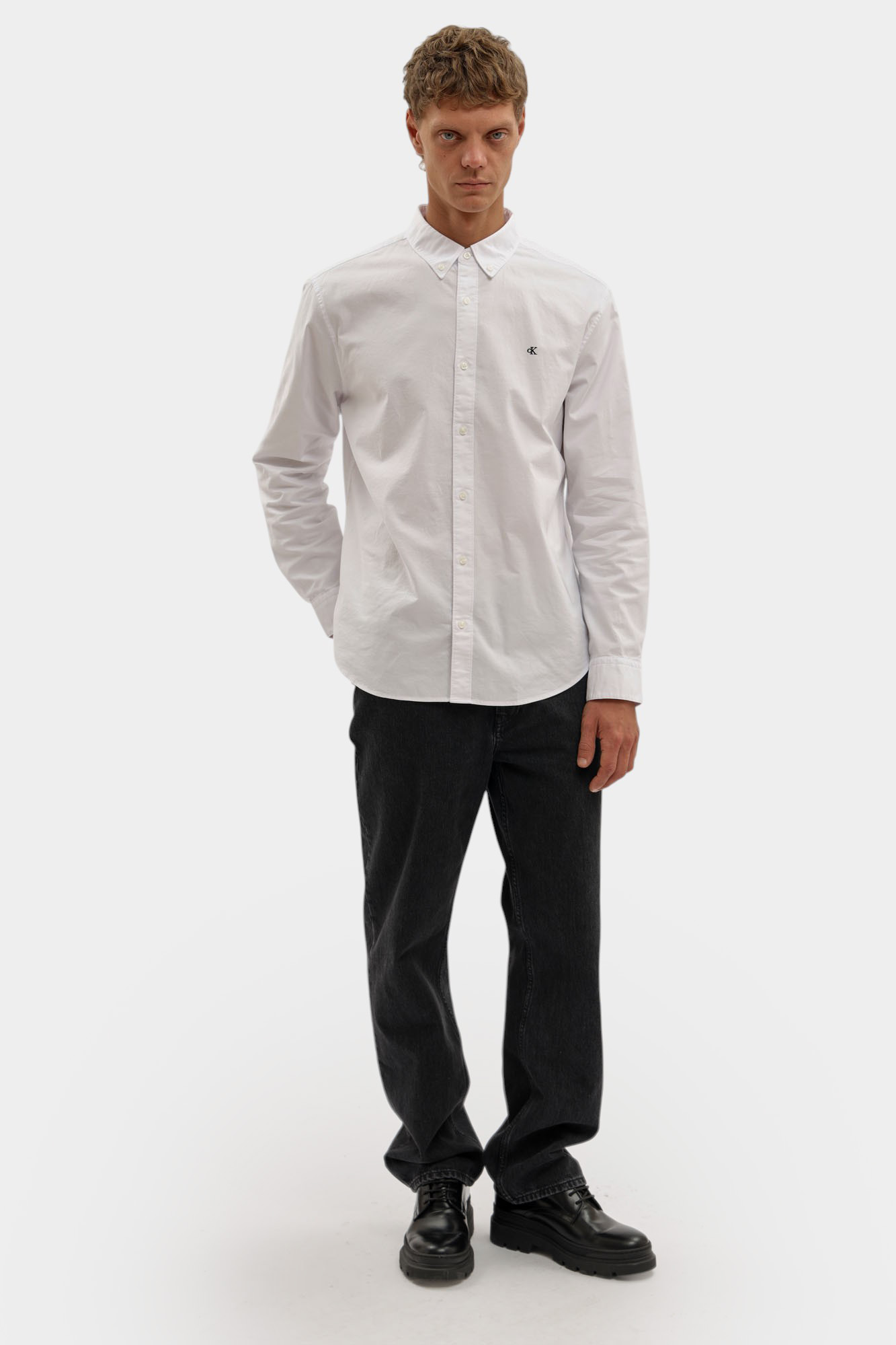 LV140EM125 Рубашка Calvin Klein Jeans Белый