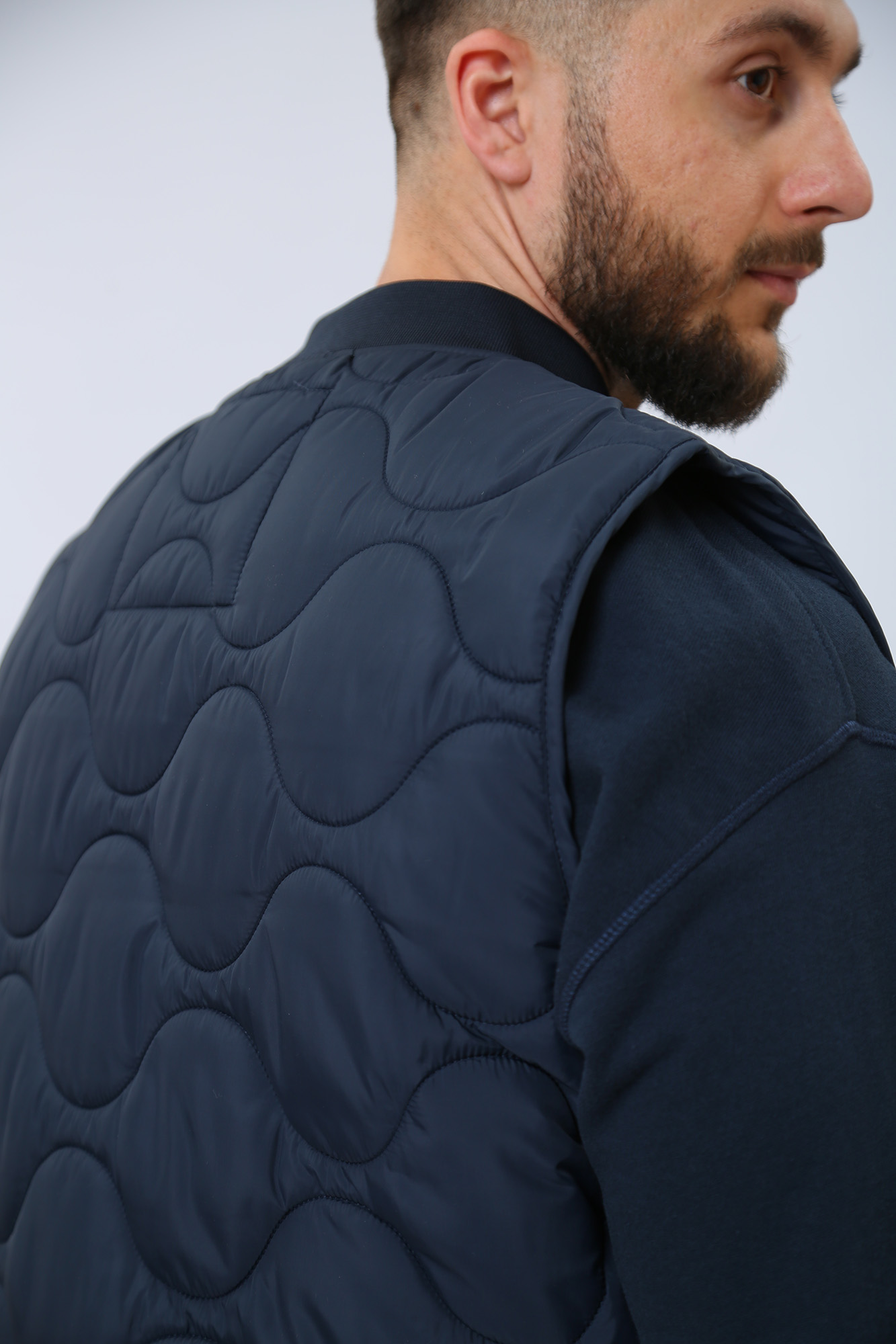 1013494 Жилет утепленный Mustang Синий