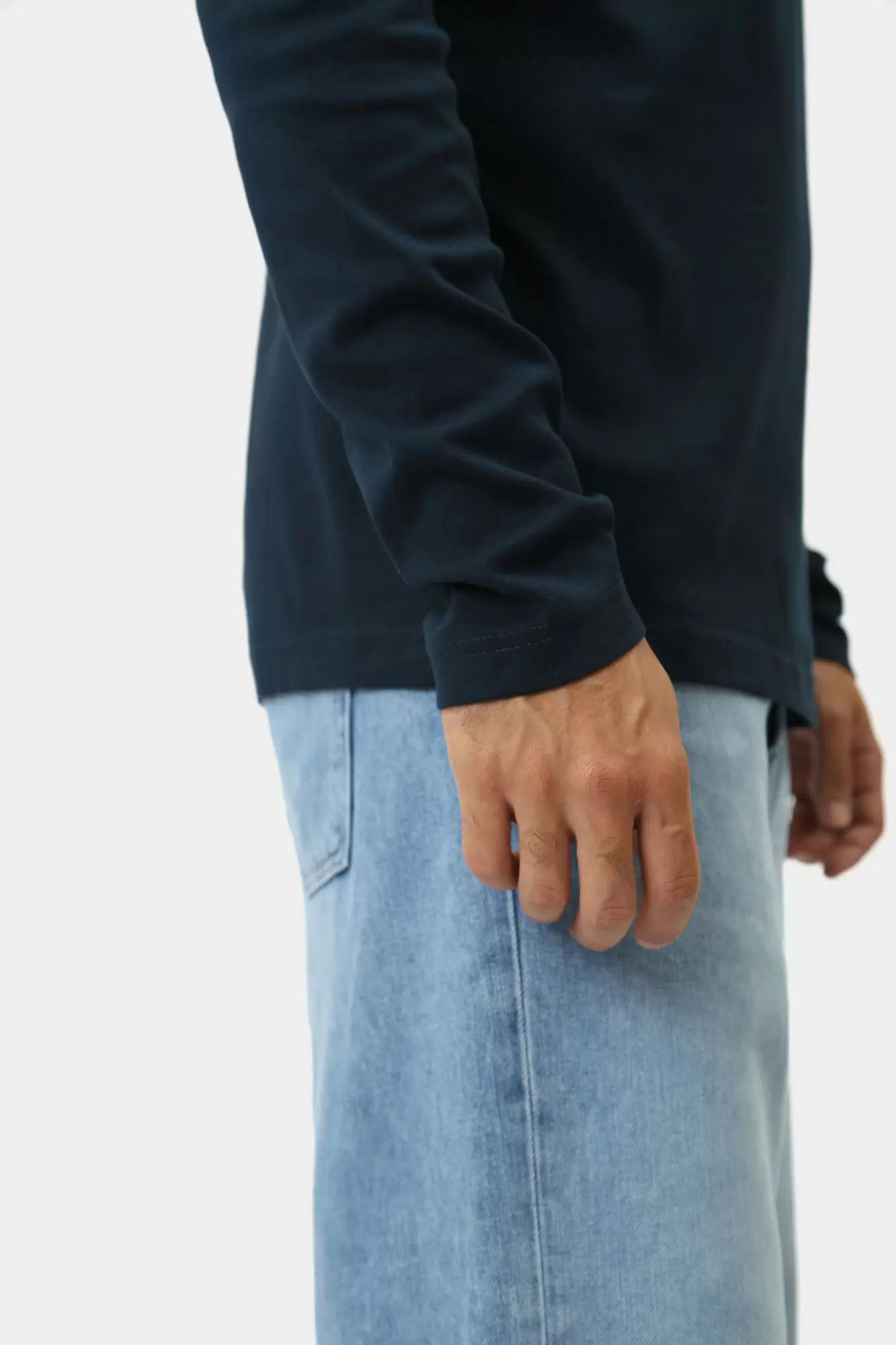 1015674 Лонгслив Mustang Синий