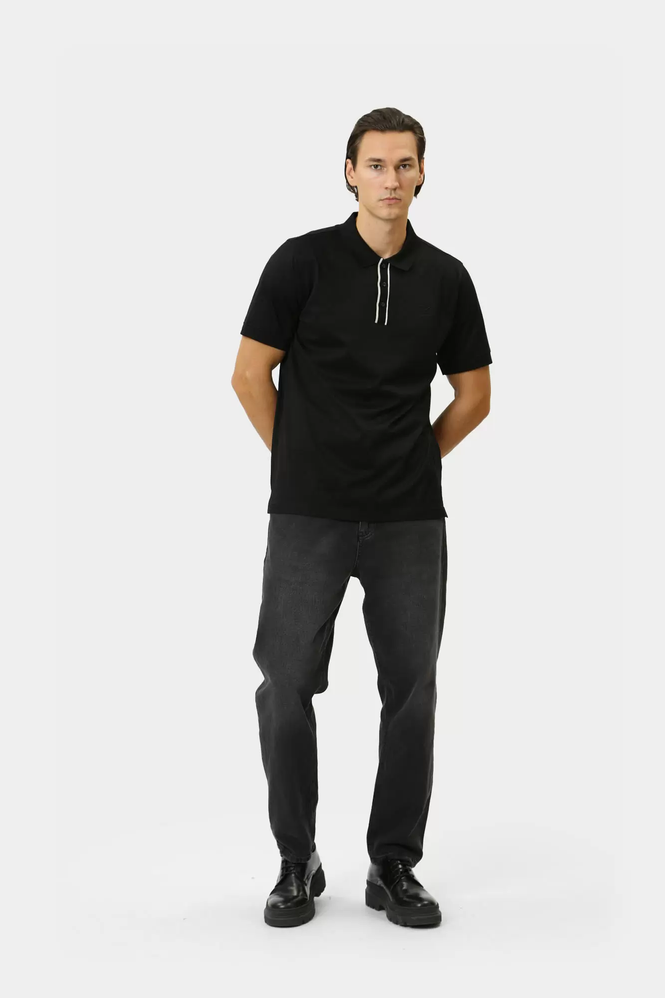 544200_745004 Поло Karl Lagerfeld Черный