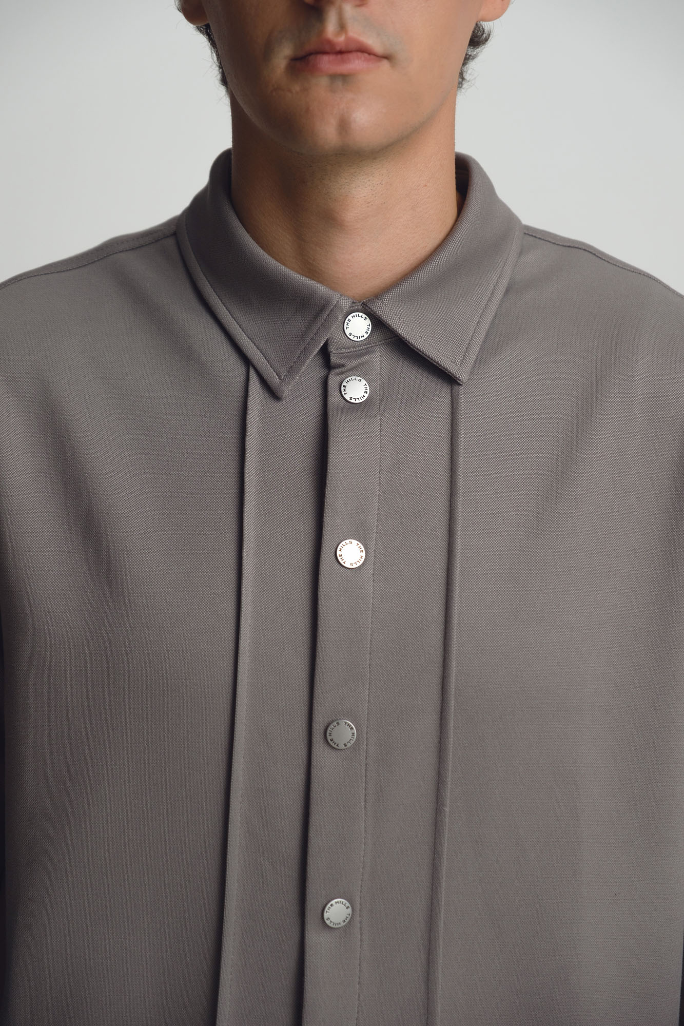 M-252-TH-56-2301 Рубашка с длинным рукавом The Hills Серый