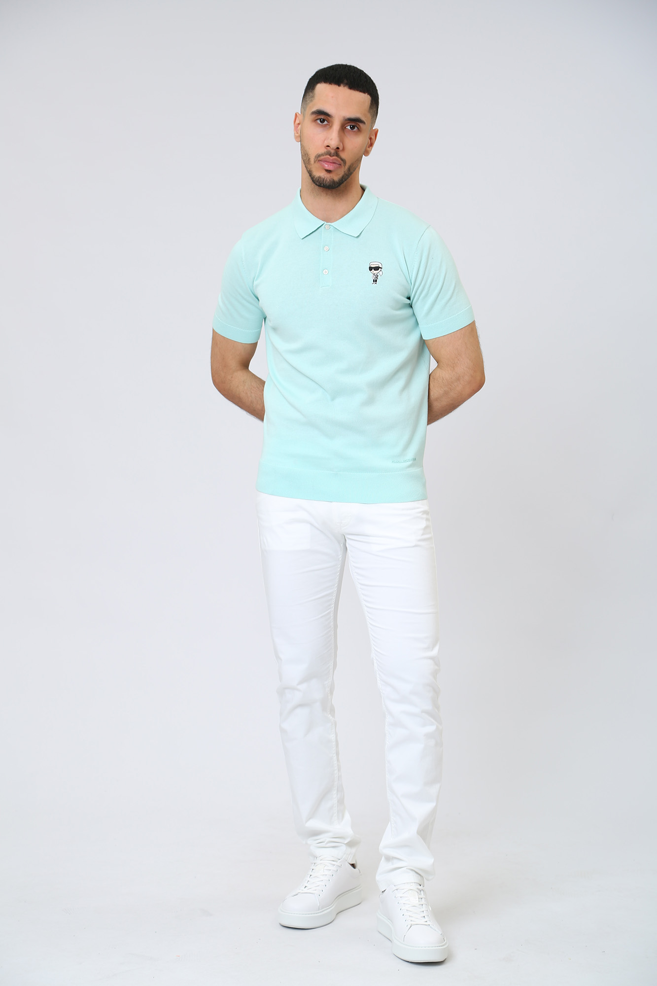 532398_655006 Поло Karl Lagerfeld Зеленый