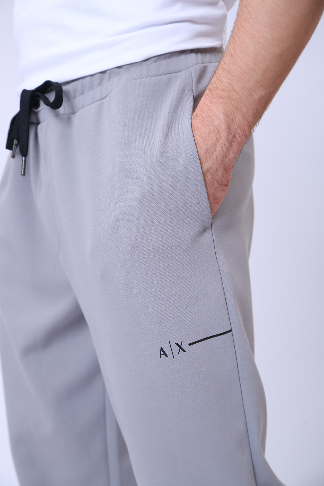 3RZPBB_ZJCAZ Брюки спортивные Armani Exchange Серый