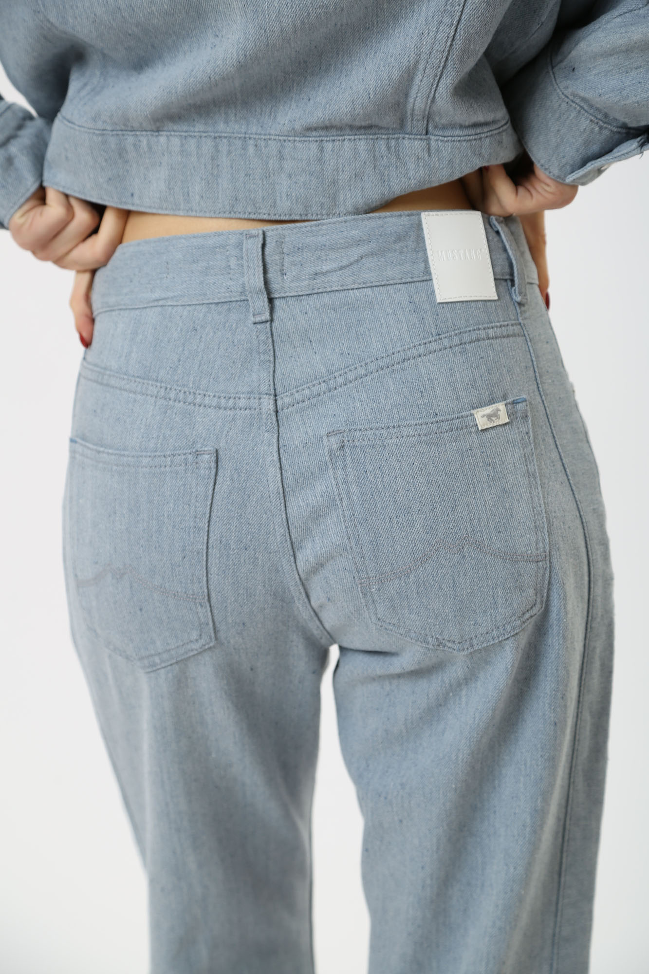 1014800-5000 джинсы brooks straight 7/8  mustang 