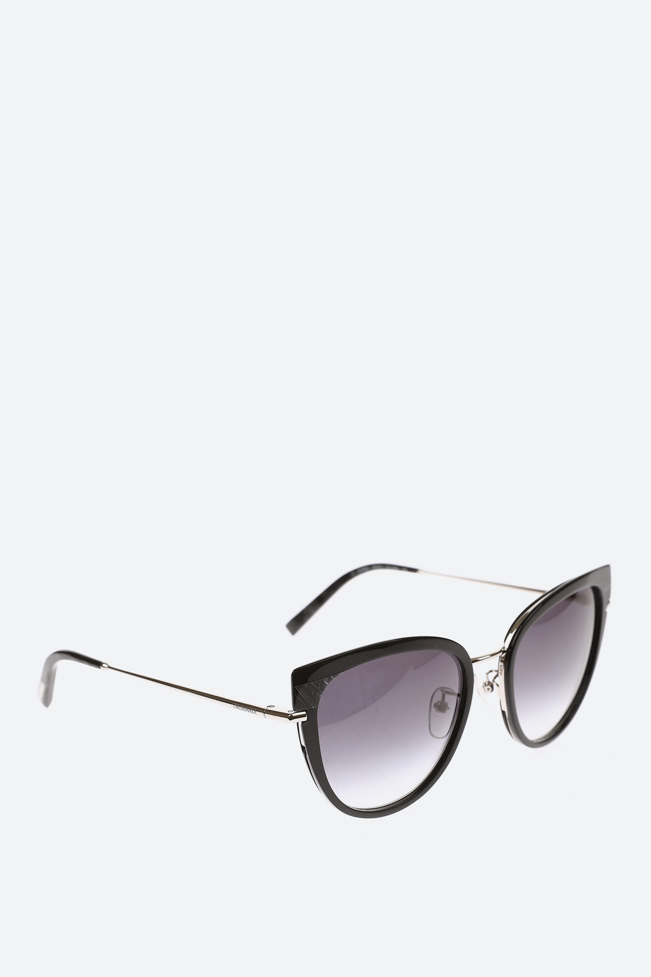 Trussardi-533 Очки с футляром Trussardi Черный