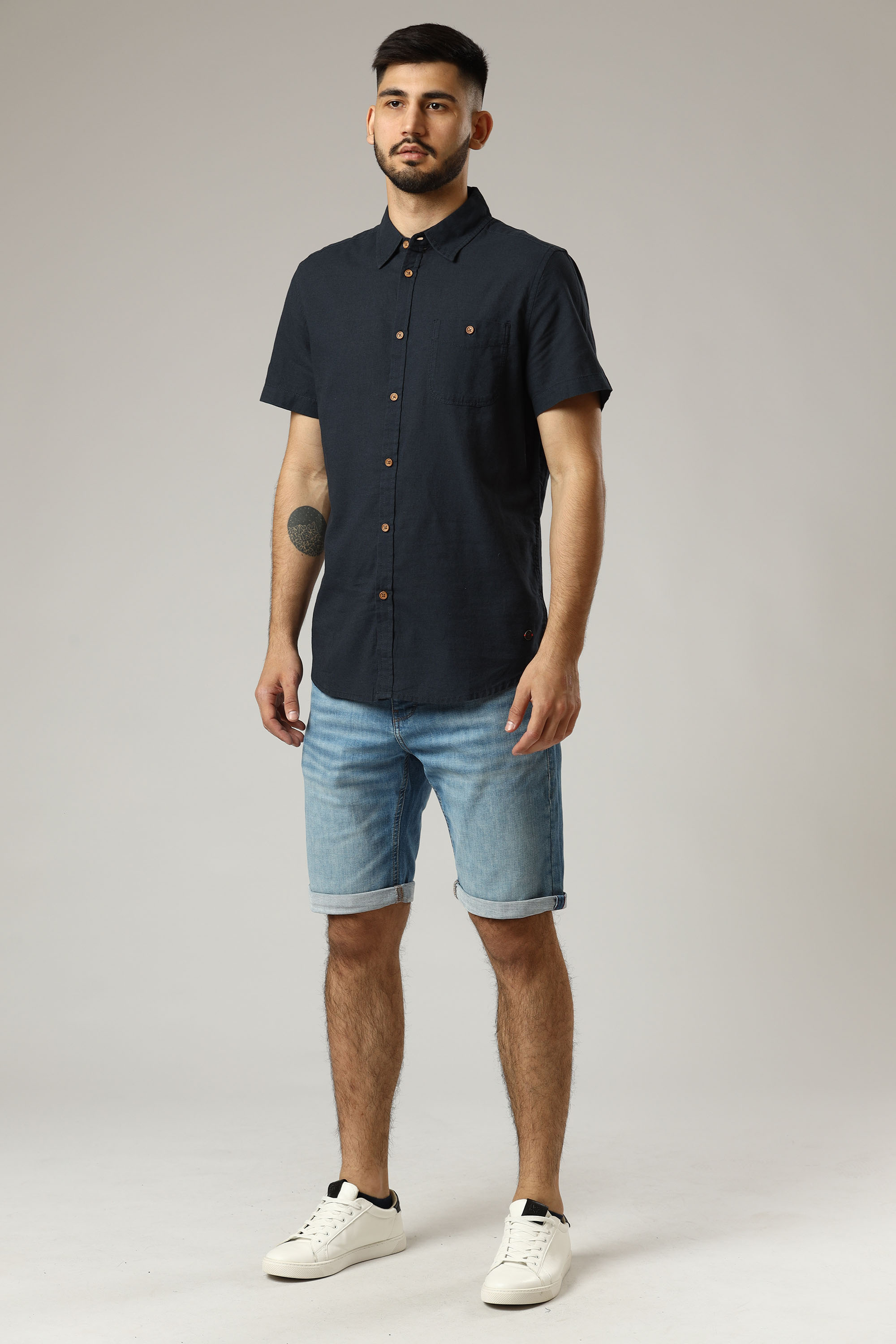 1012581-5000 Шорты джинсовые Mustang Голубой