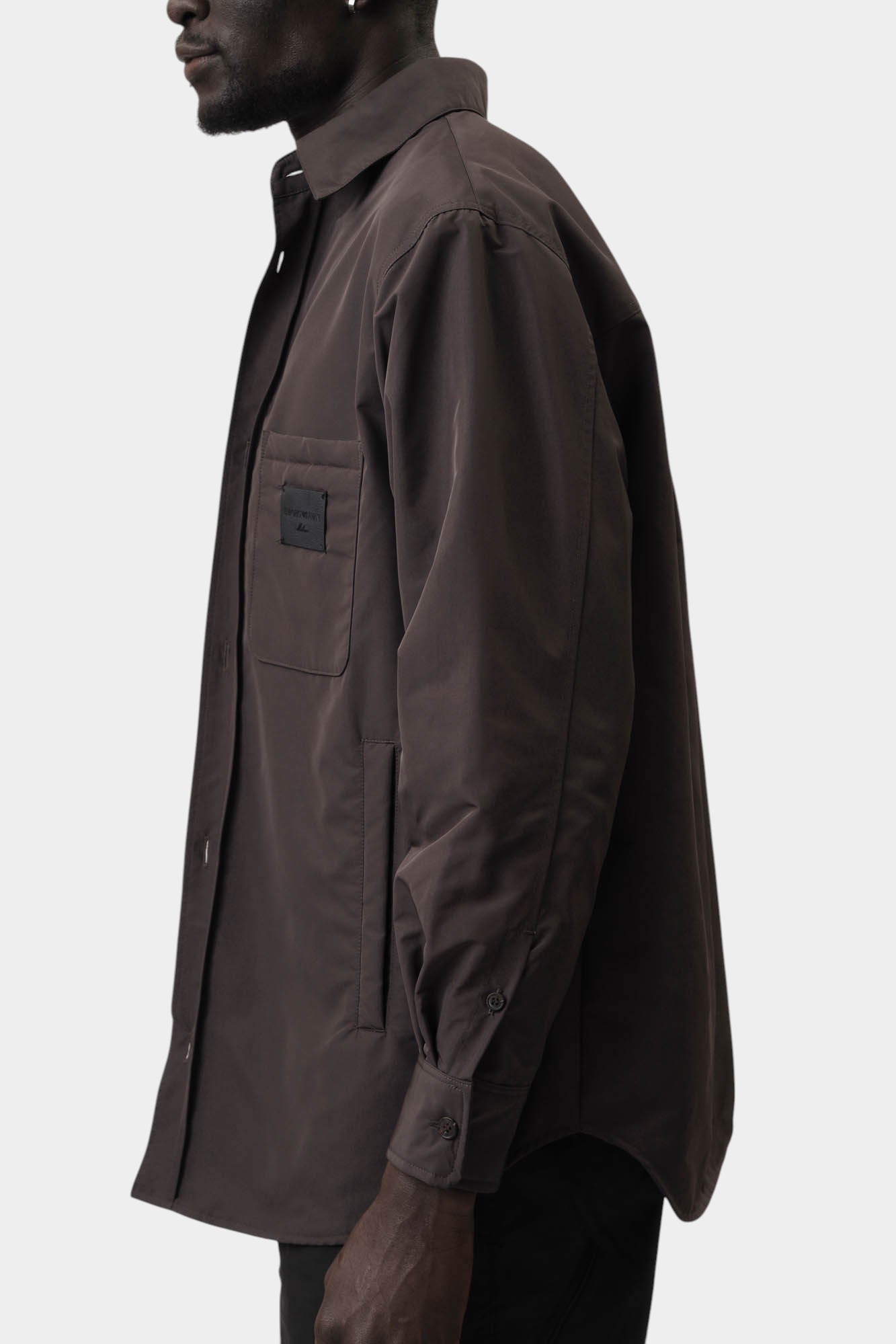 EM001629_AF13770 Рубашка д/р Emporio Armani Черный