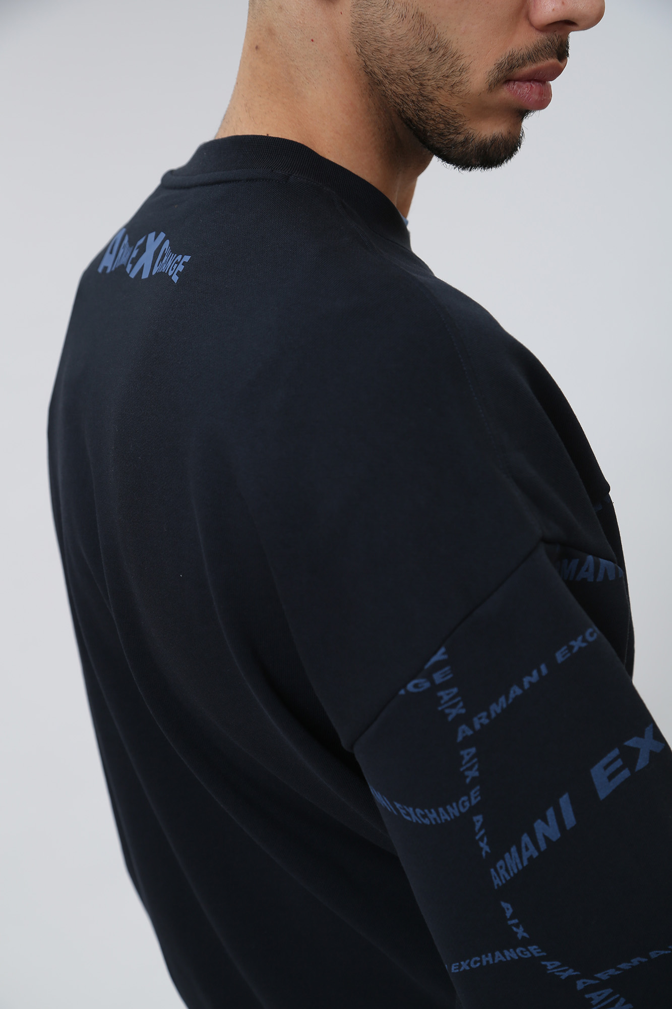 3RZMFA_ZJXAZ Свитшот Armani Exchange Синий